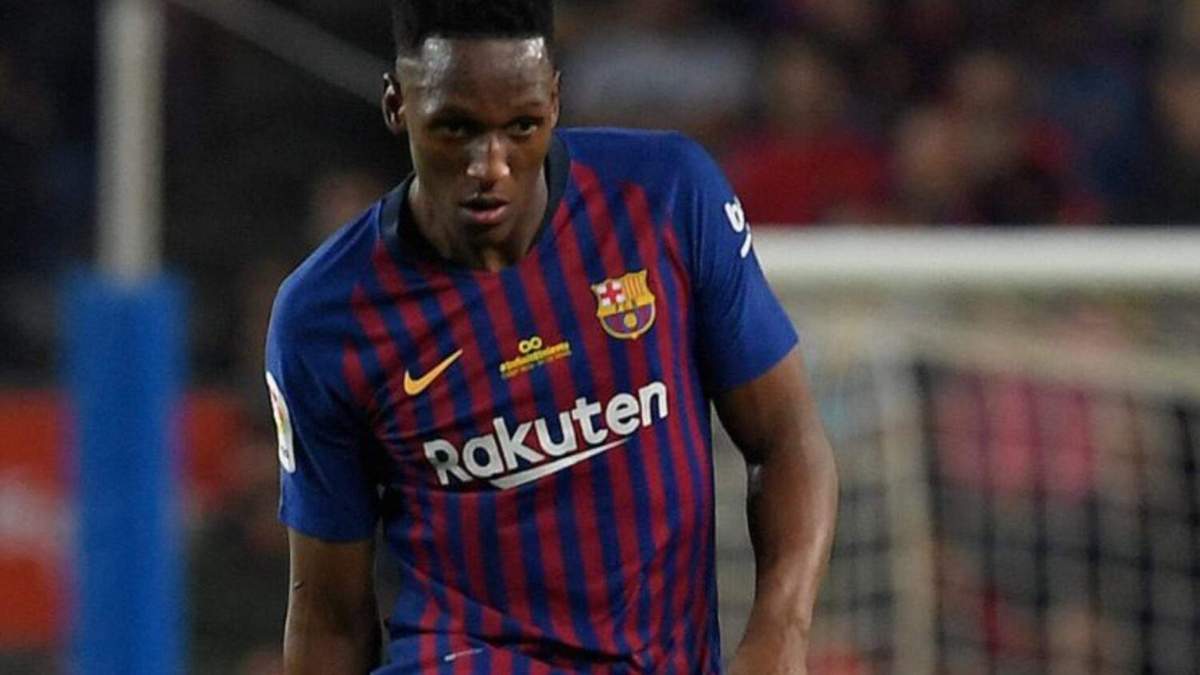 Yerry Mina en el Barça