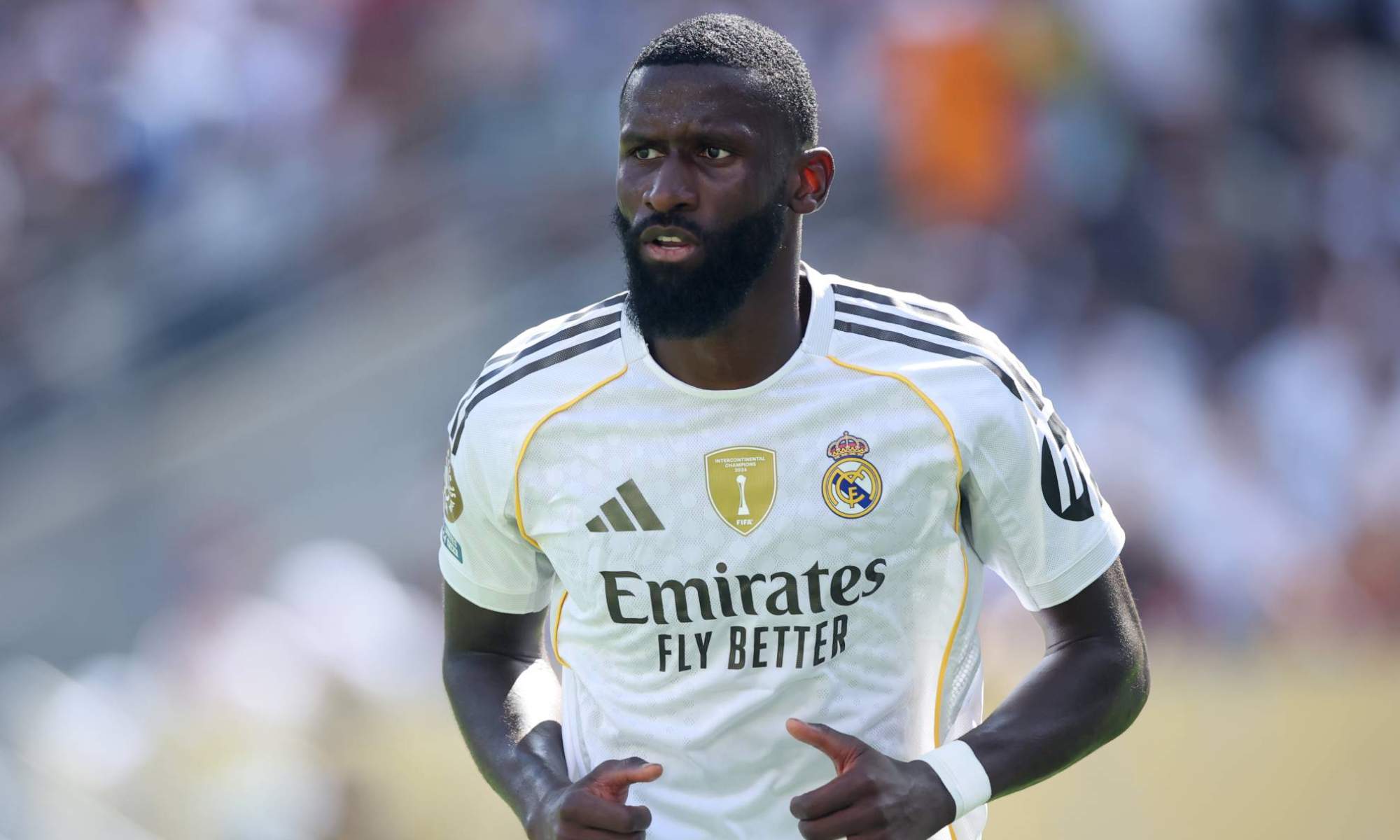 Antonio Rüdiger, durante un partido con el Real Madrid en el Mundial de Clubes.