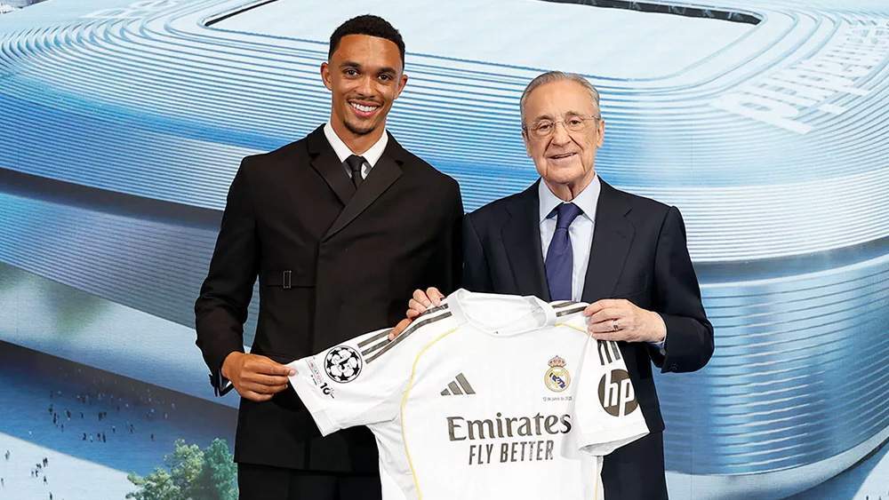 Arnold y Florentino el día de la presentación