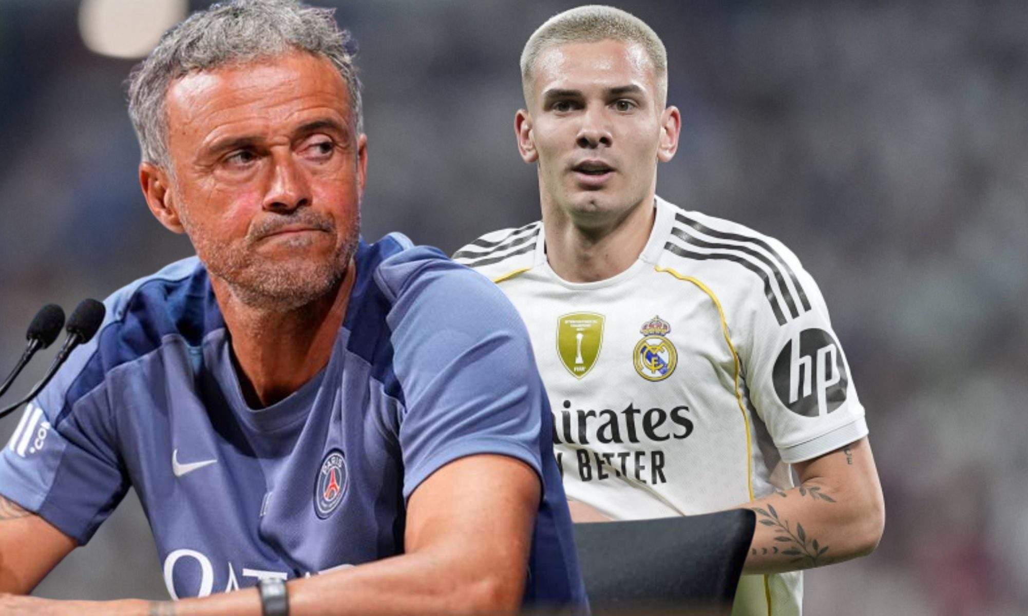 Mastantuono y otro KO para Luis Enrique