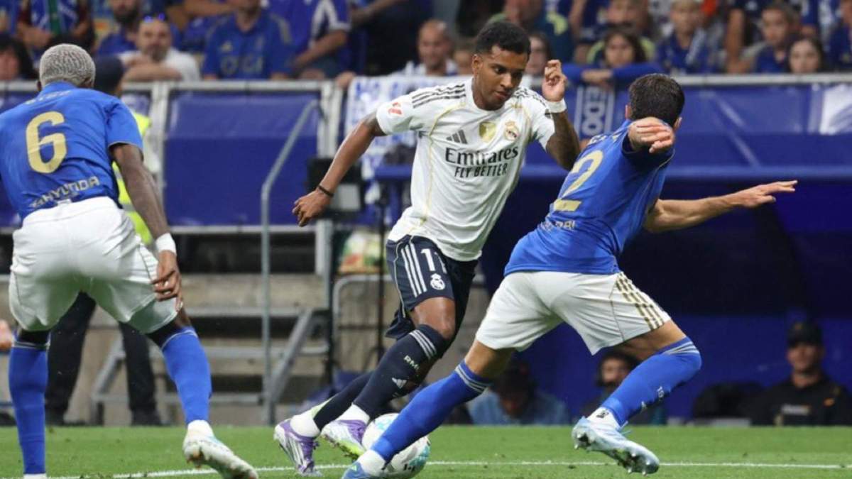 Rodrygo Goes durante el Real Oviedo Real Madrid