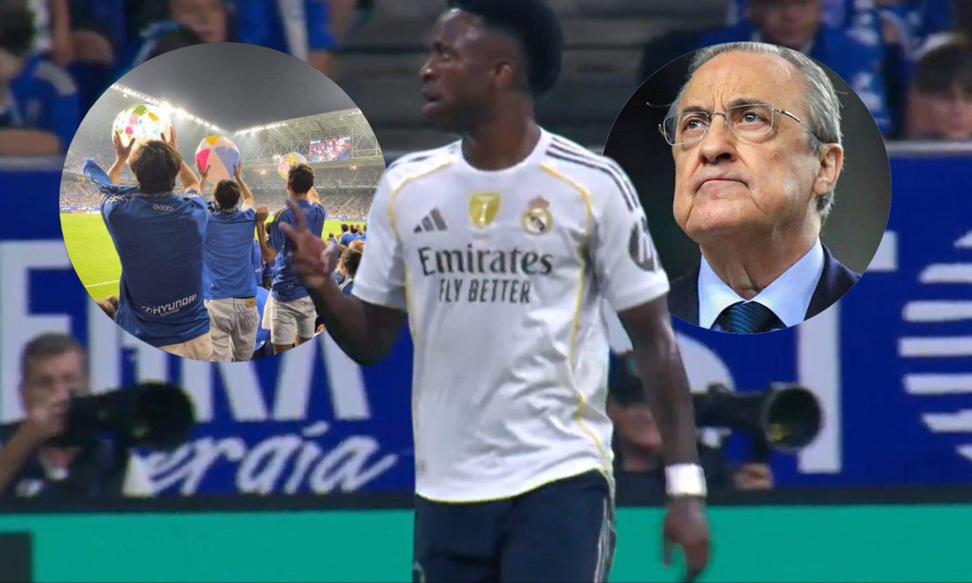 Vinícius aclara a Florentino Pérez su reacción durante el partido en Oviedo