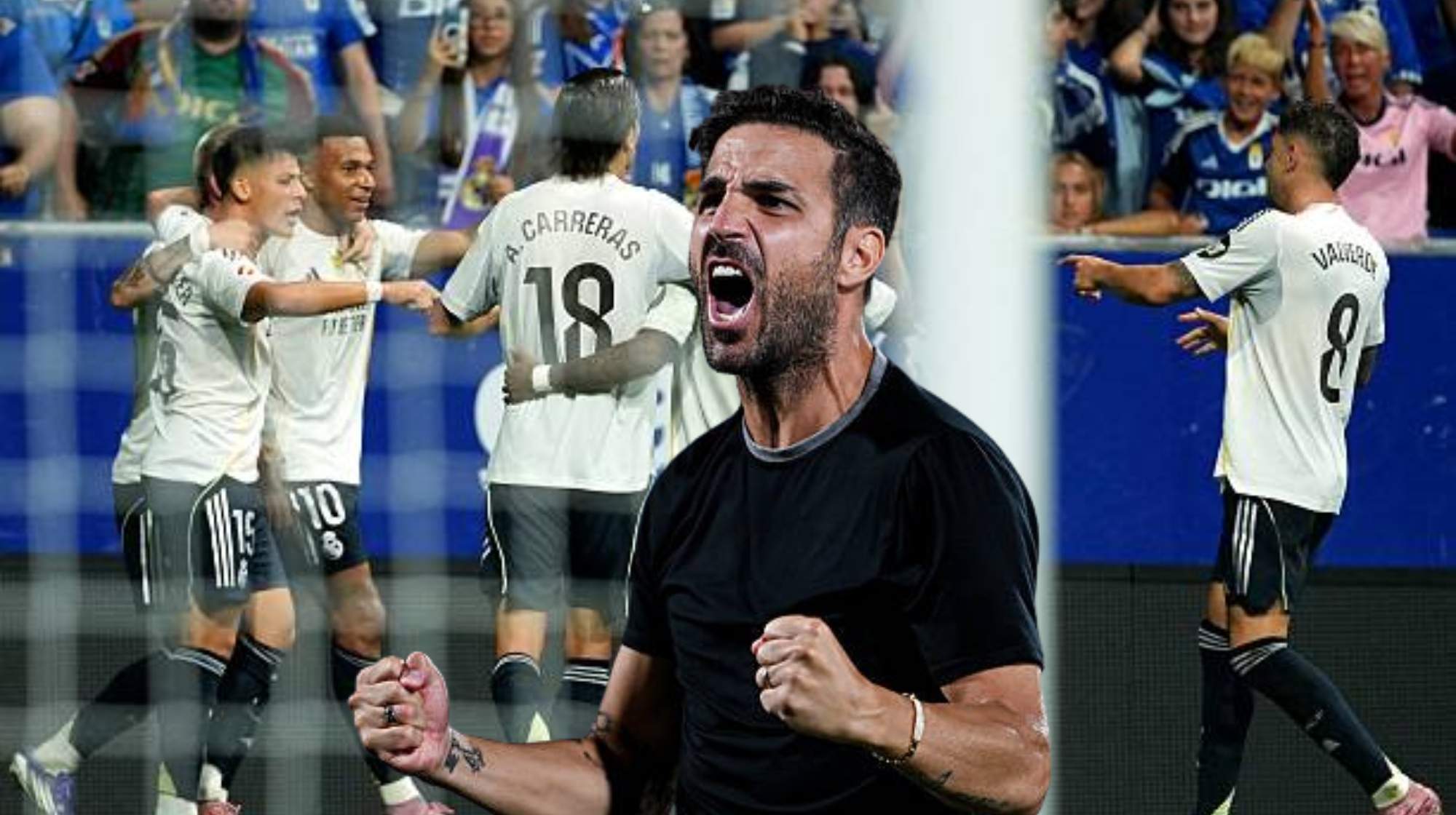 Fábregas sigue mirando activos del Real Madrid. 