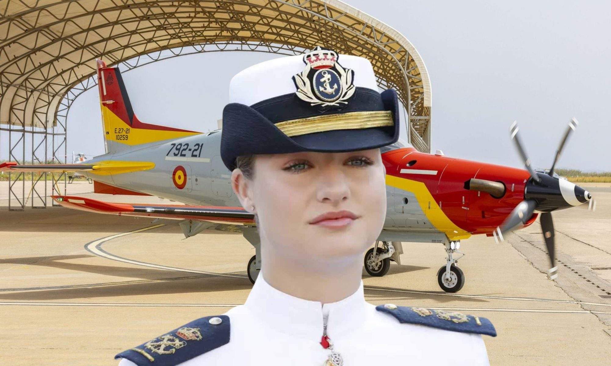 El avión con el que Leonor aprenderá a pilotar