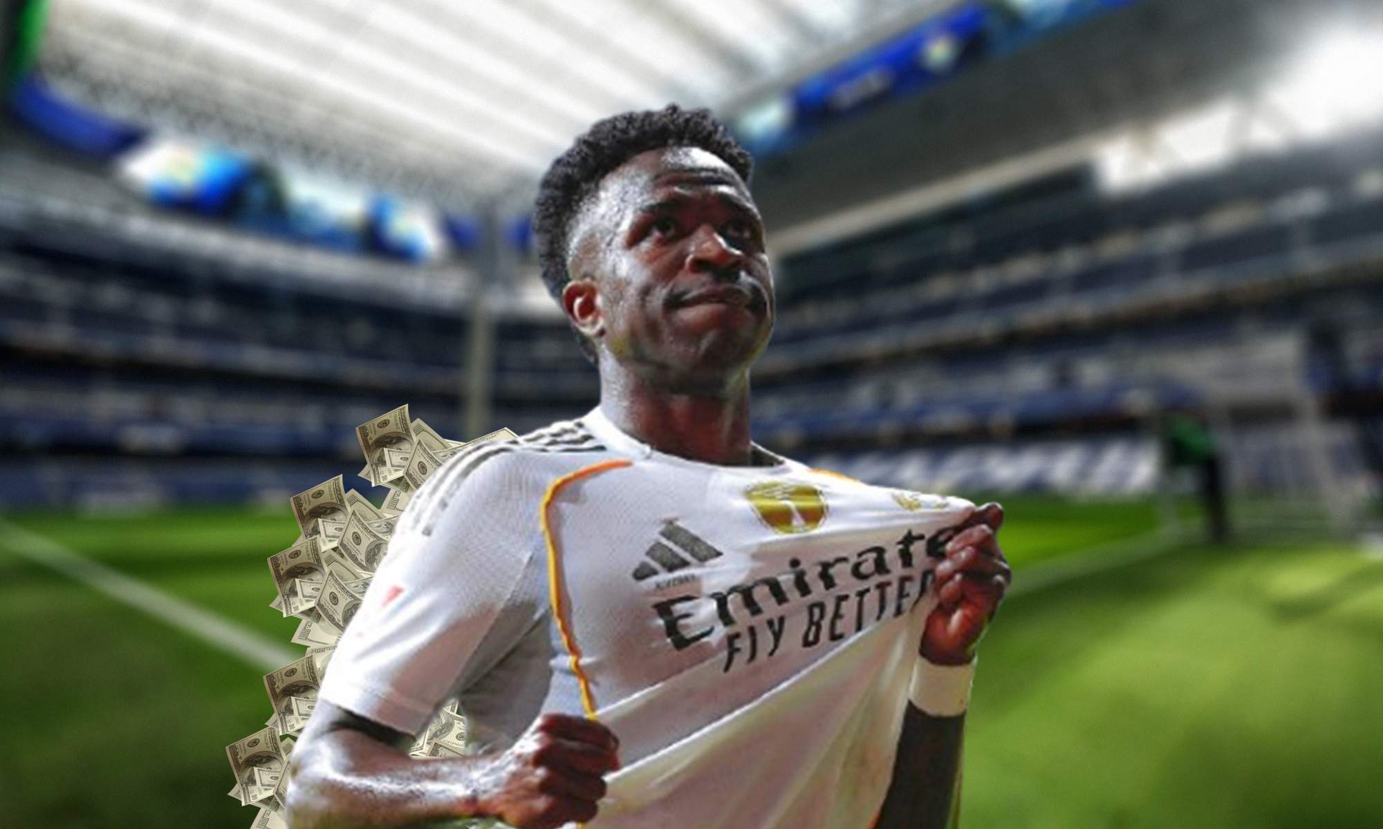 Vinícius Júnior, dinero y el Santiago Bernabéu.