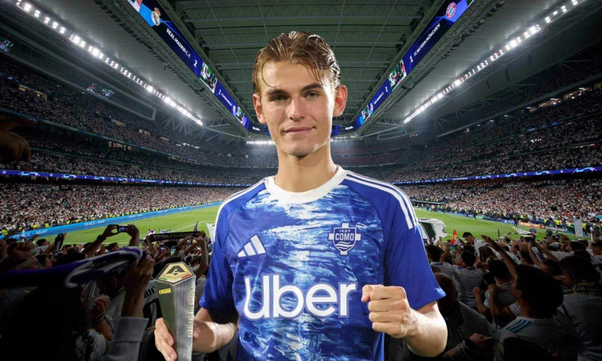 Como y Real Madrid negocian por Nico Paz