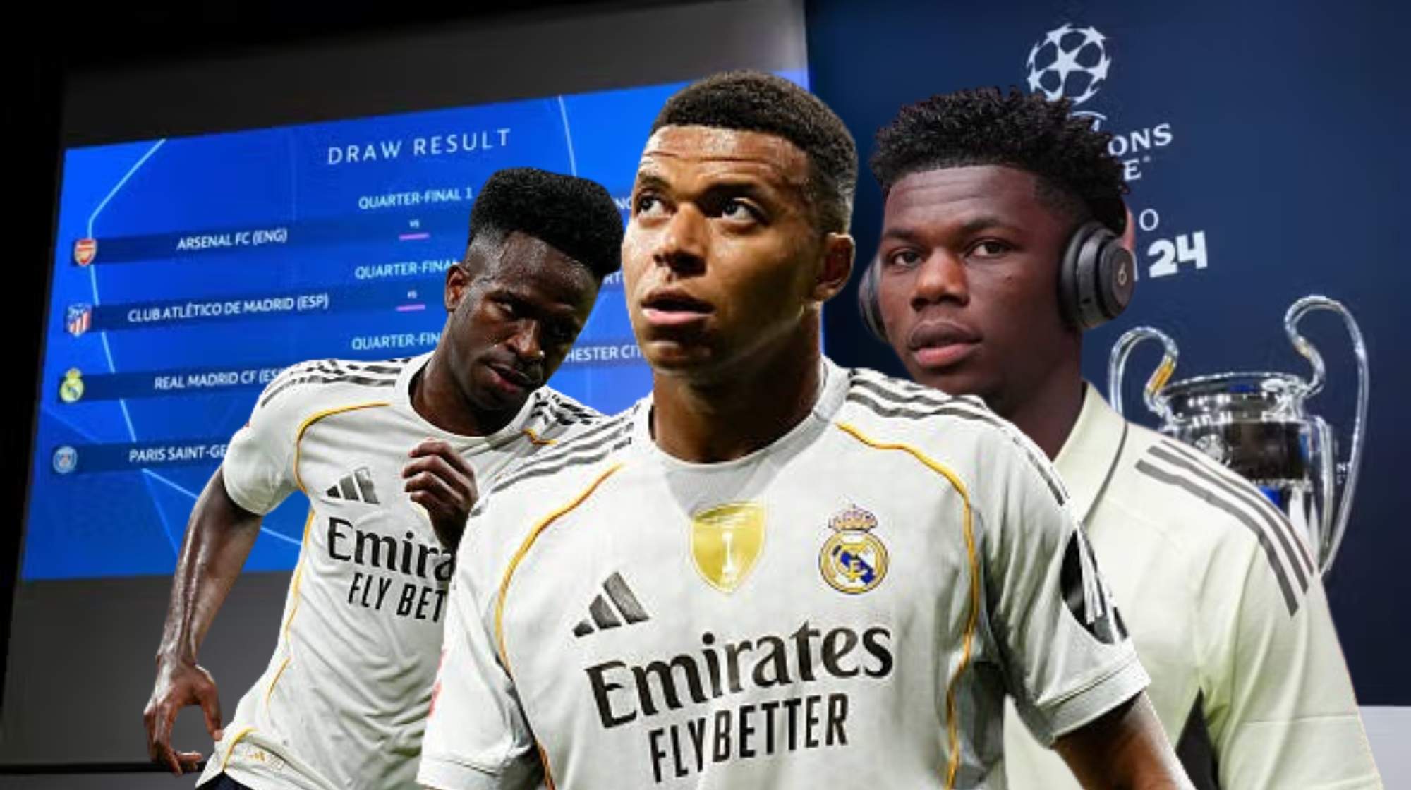 Se viene el sorteo de la Champions para el Real Madrid. 