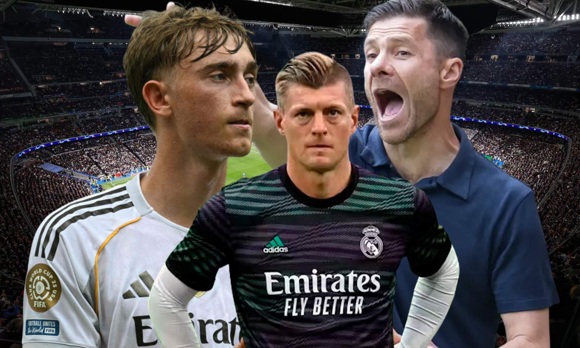 Kroos, Huijsen y Xabi Alonso