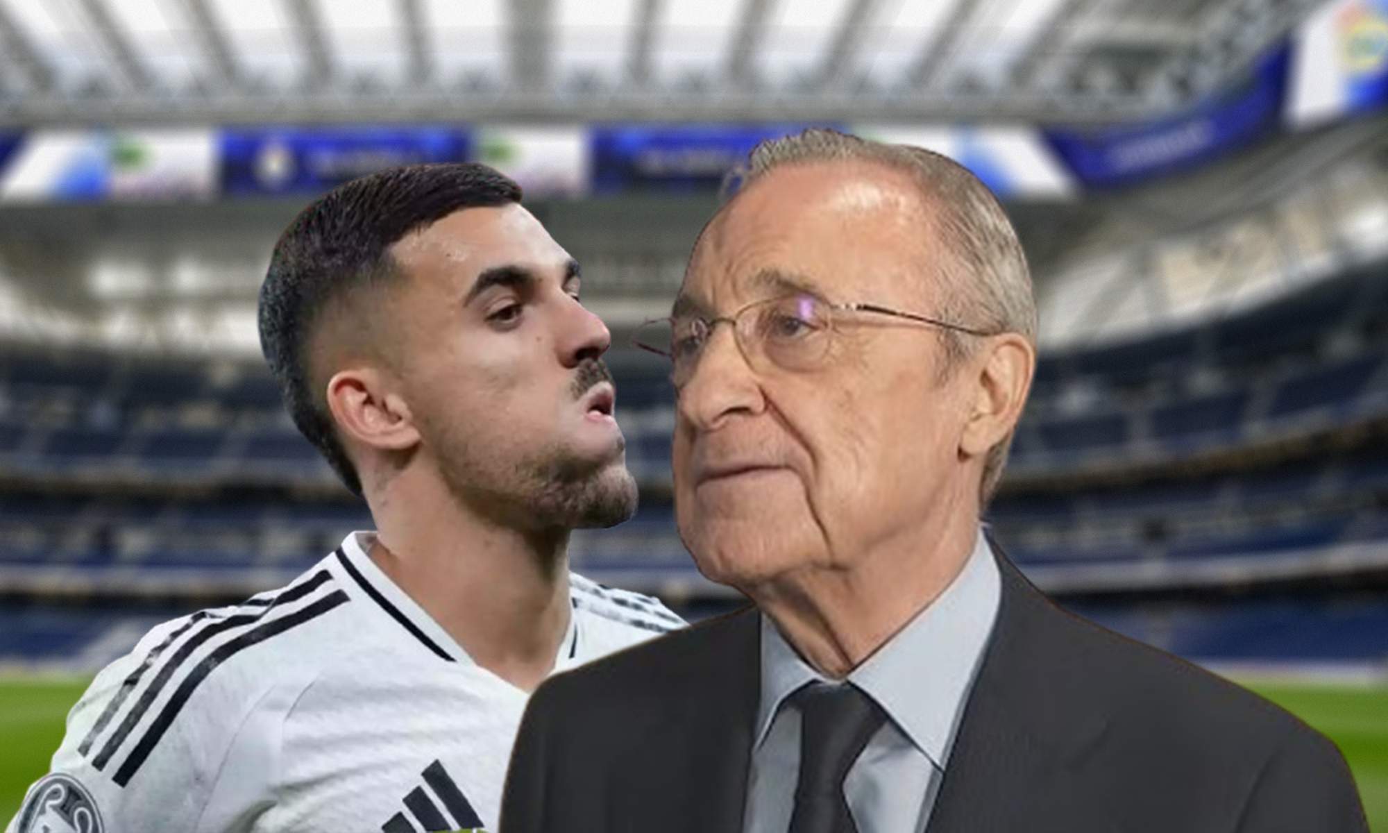 Dani Ceballos, Florentino Pérez y el Santiago Bernabéu.