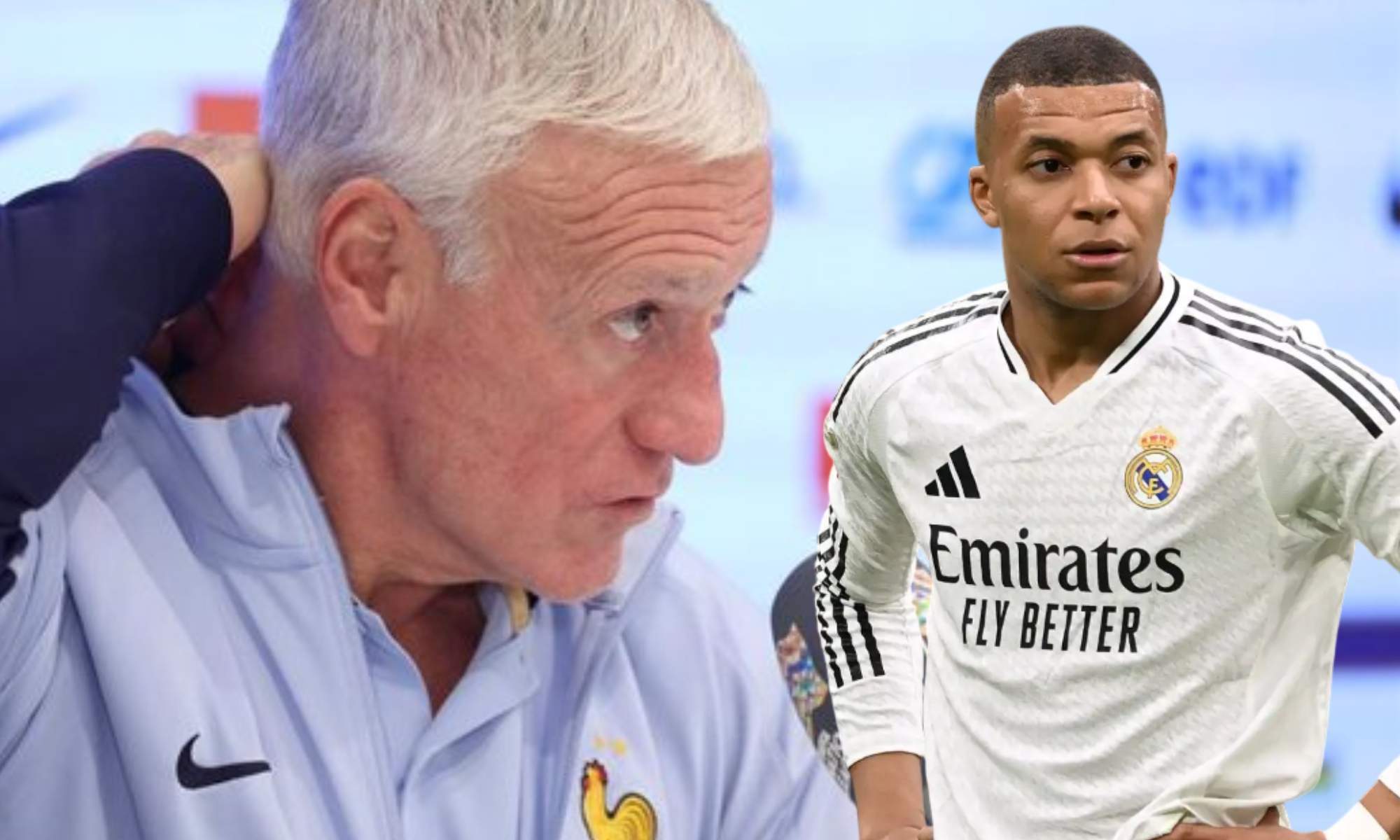 Mbappé y Deschamps