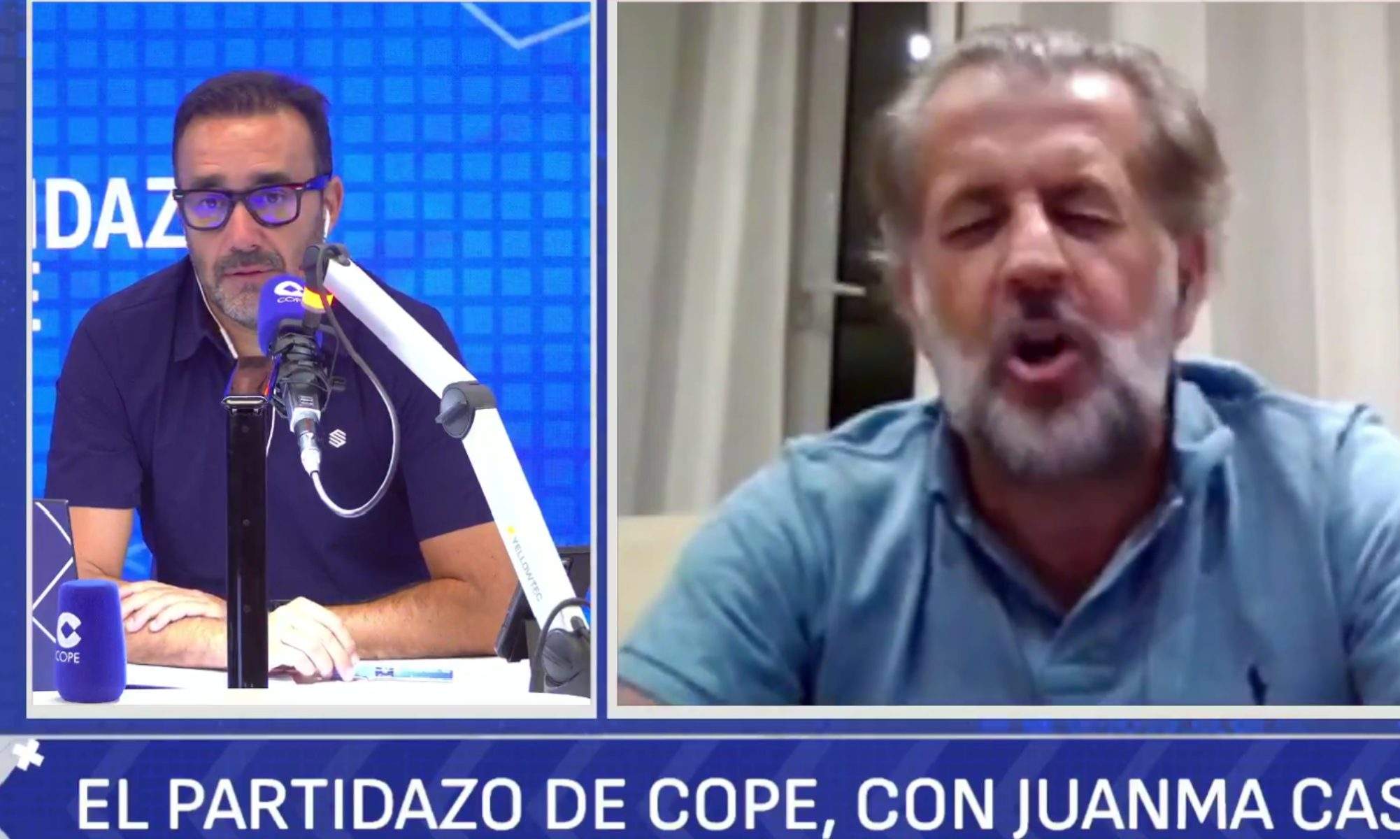 Juana Castaño y Toni Freixa se pelean por la falta de Tchouaméni