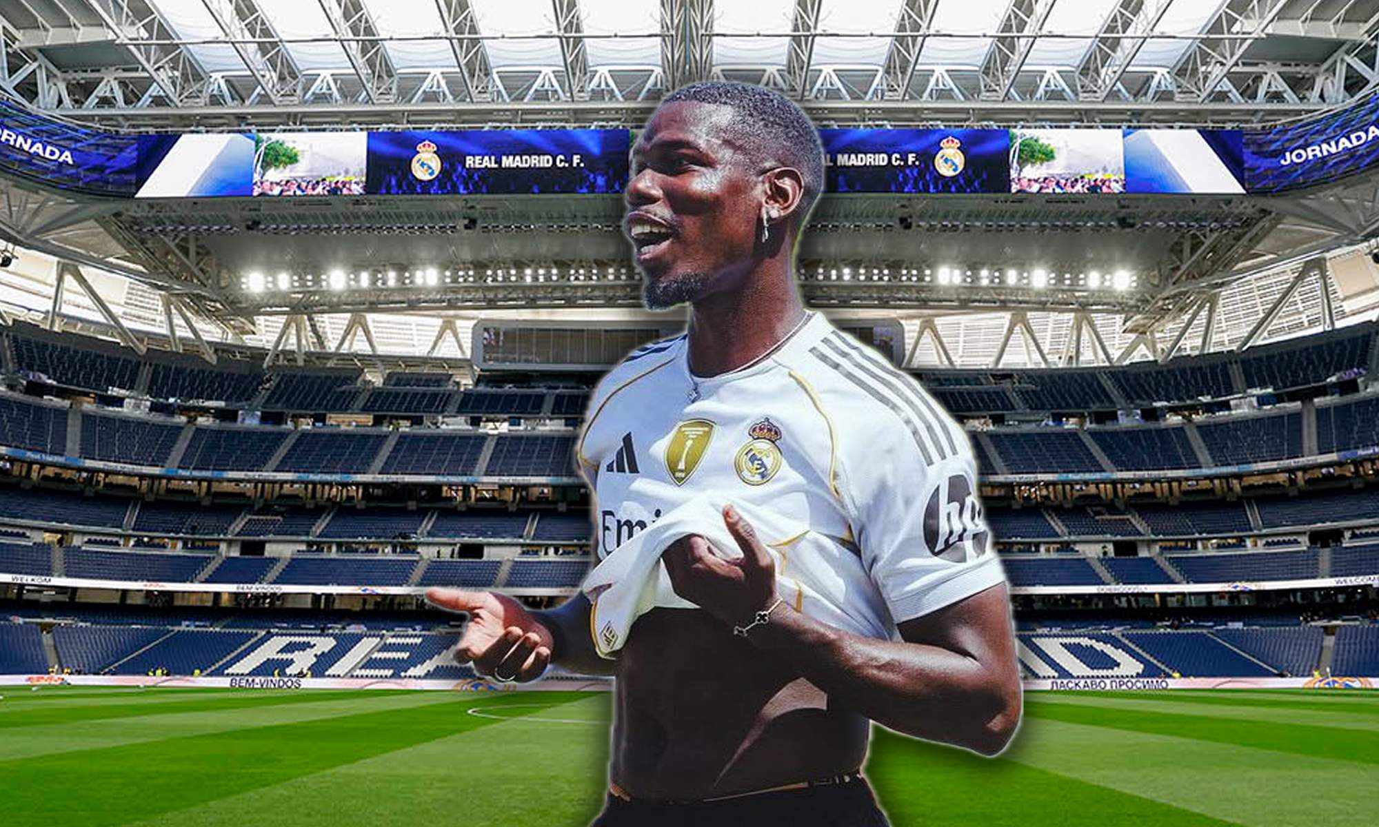 Pogba va a jugar en el Bernabéu, se arrepiente de su decisión Pogba va a jugar en el Bernabéu, se arrepiente de su decisión