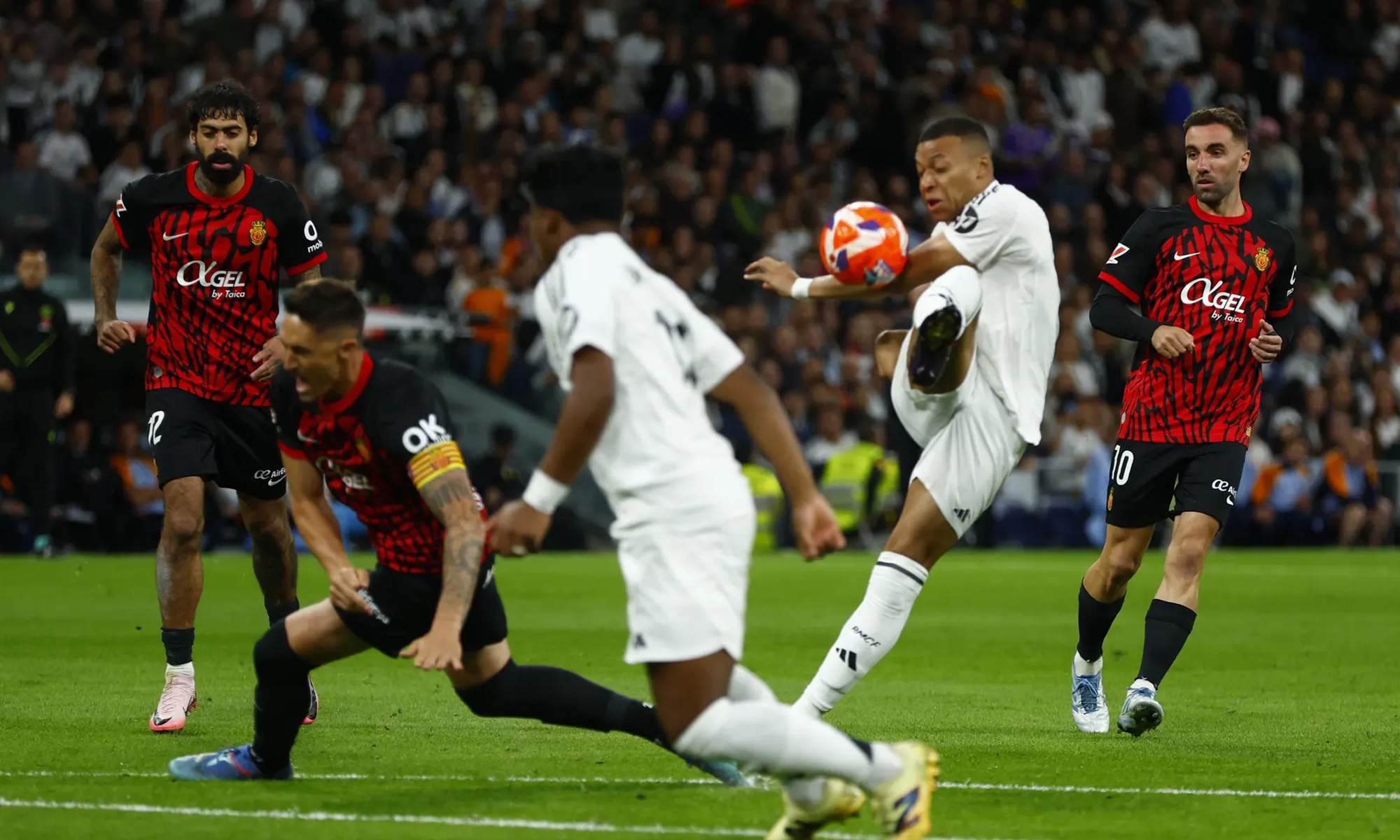 Los resultados de los partidos Real Madrid - Mallorca en el Bernabéu en Liga