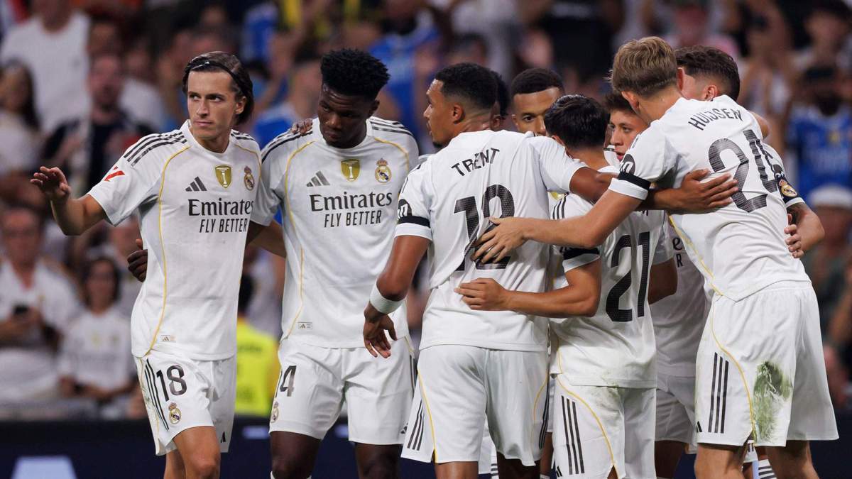 jugadores realmadrid celebracion gol