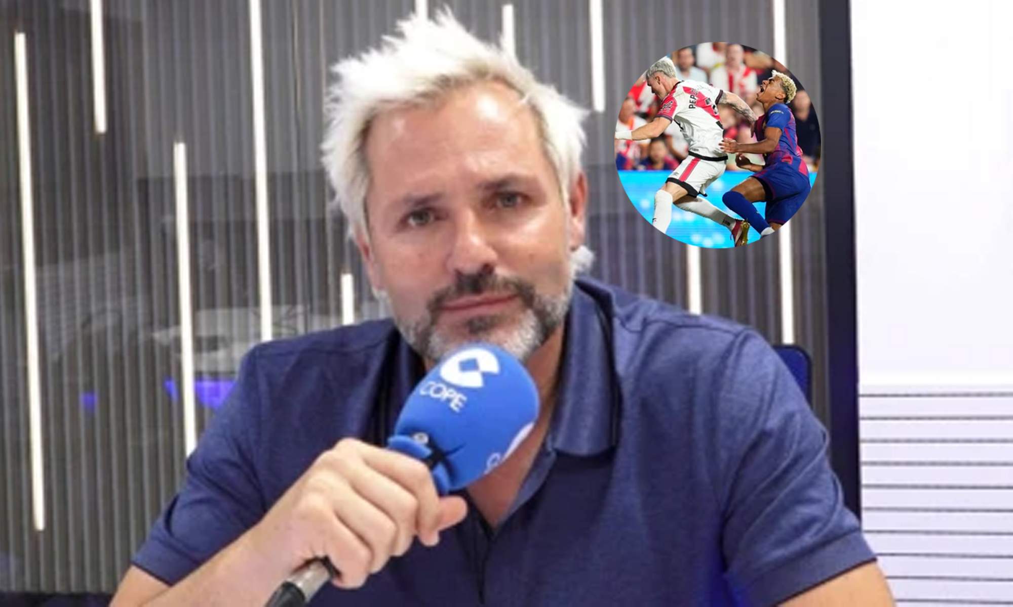 Santi Cañizares y el penalti sobre Lamine Yamal. 