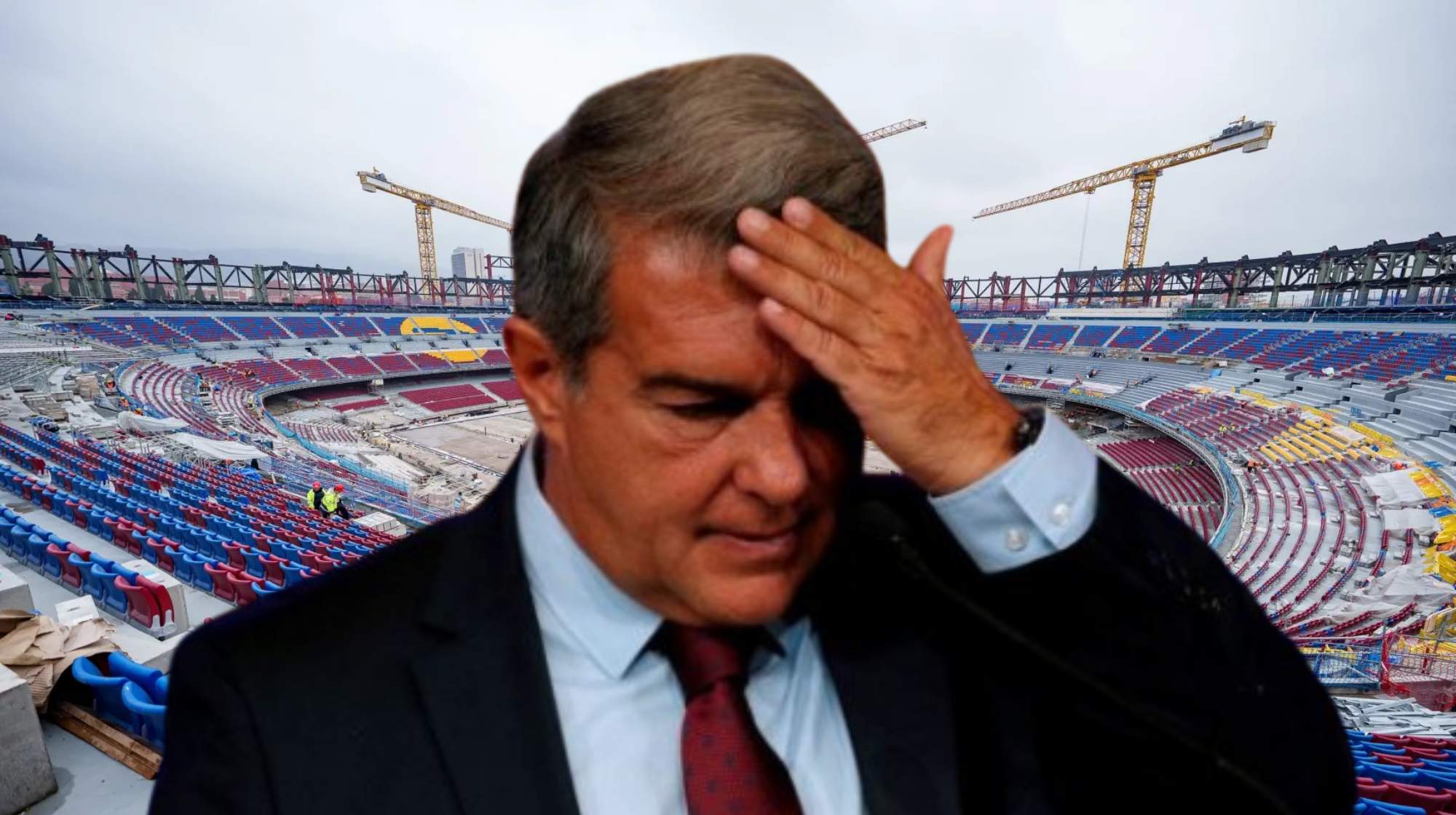 Laporta y una nueva polémica por las obras del Camp Nou. 