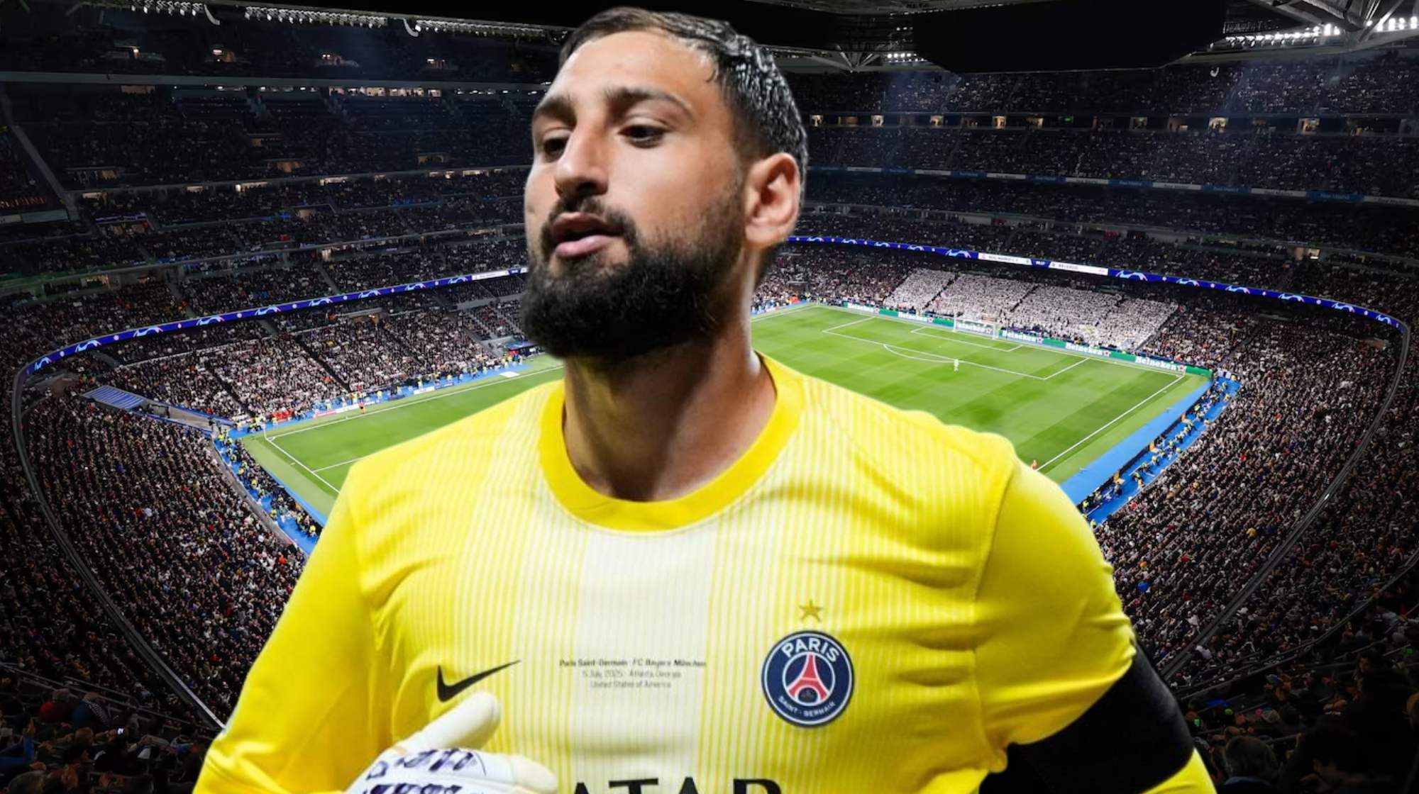 Donnarumma ya se encuentra en Manchester. 