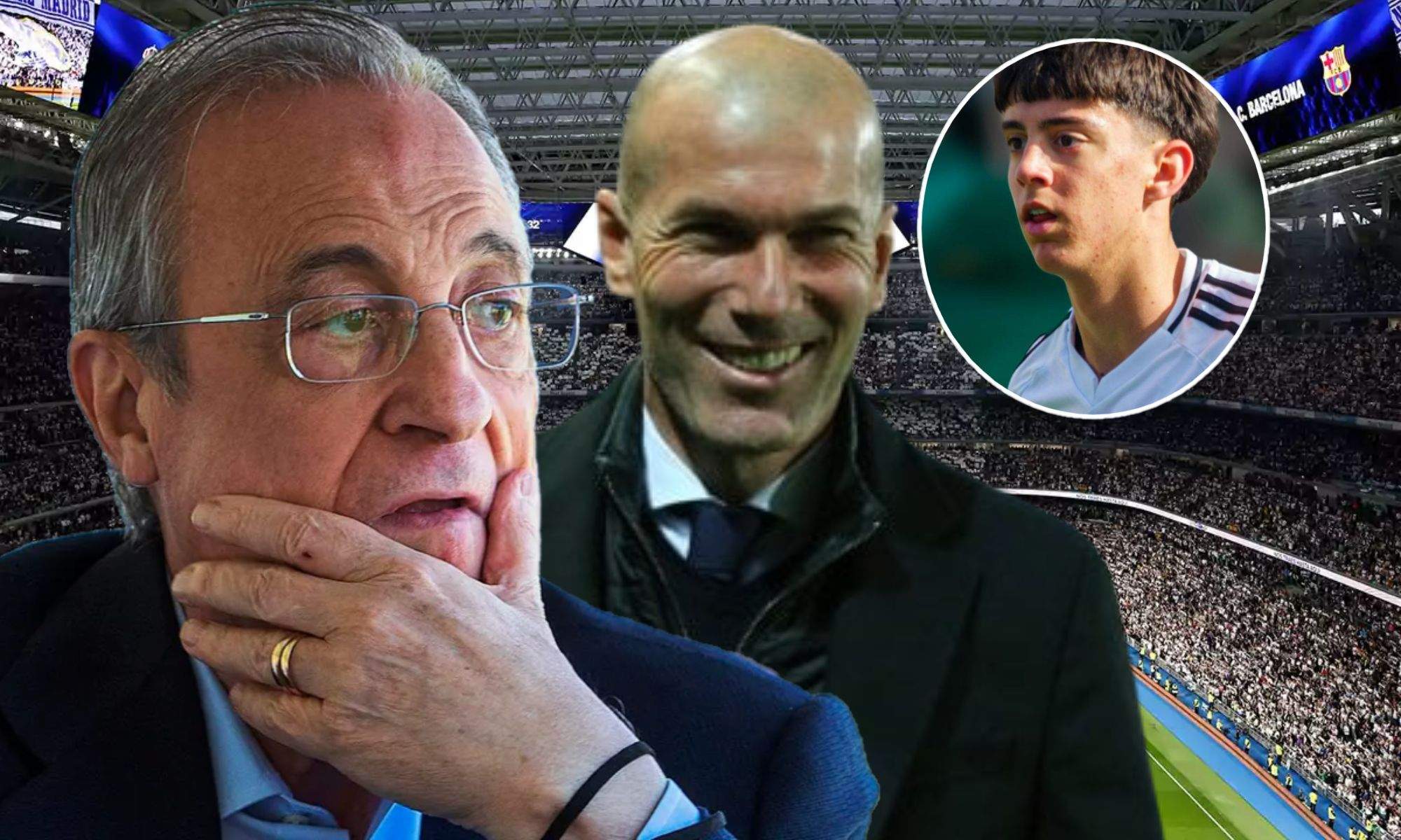 Zinédine Zidane ayuda a cambiar el futuro de este prometedor central