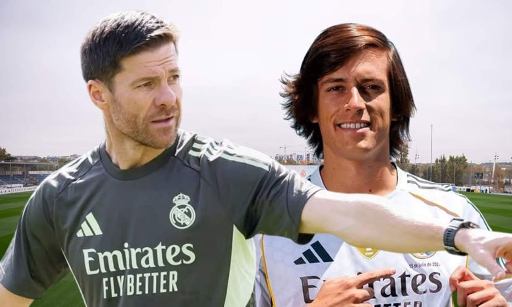 Carreras y Xabi Alonso