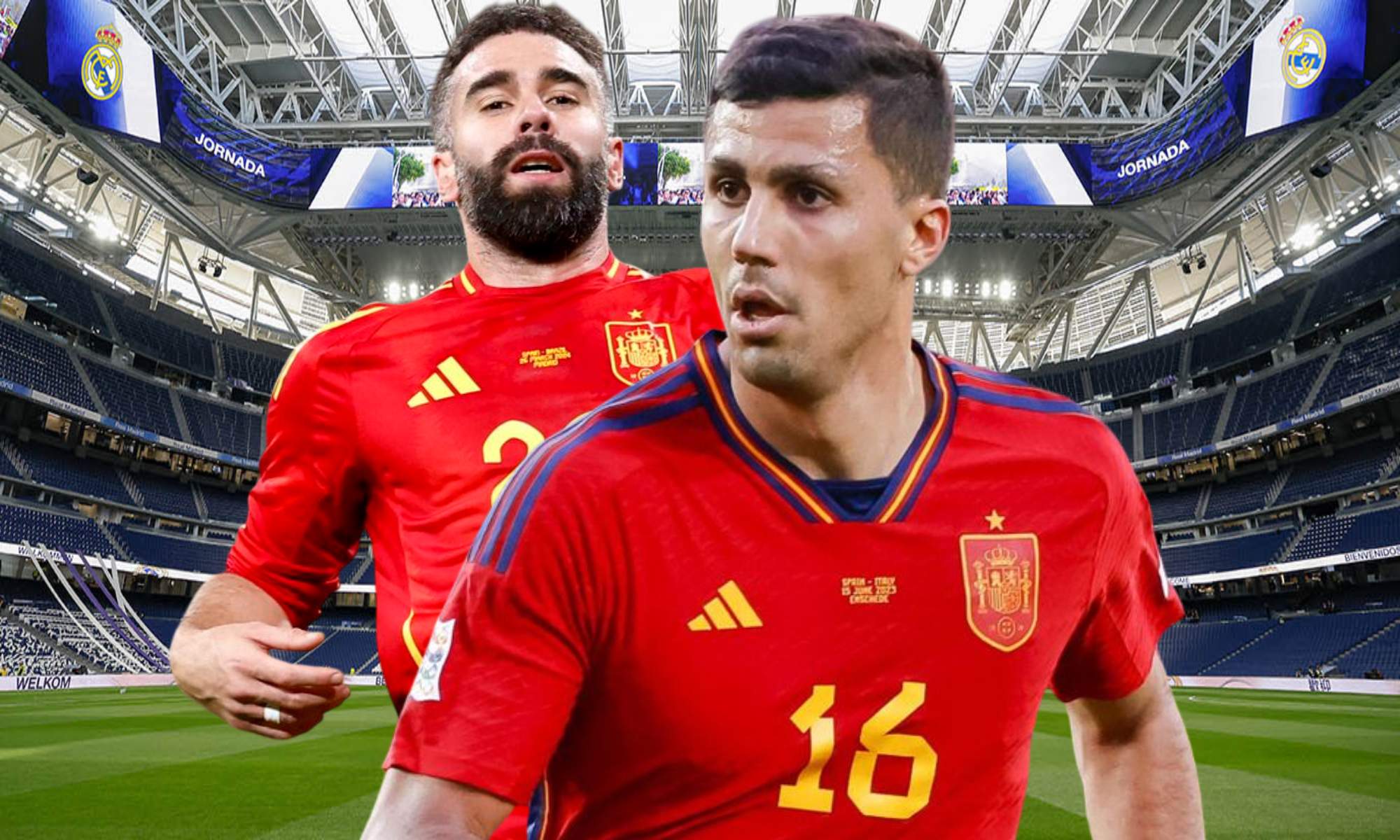 Rodri reacciona a las palabras de Carvajal