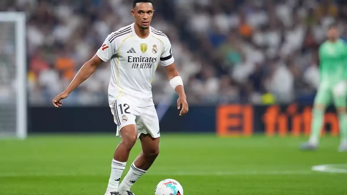 Trent Alexander Arnold durante un partido de esta temporada