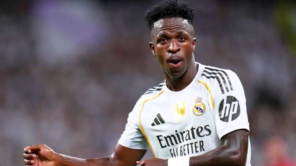 Vinicius celebrando su gol ante el Mallorca
