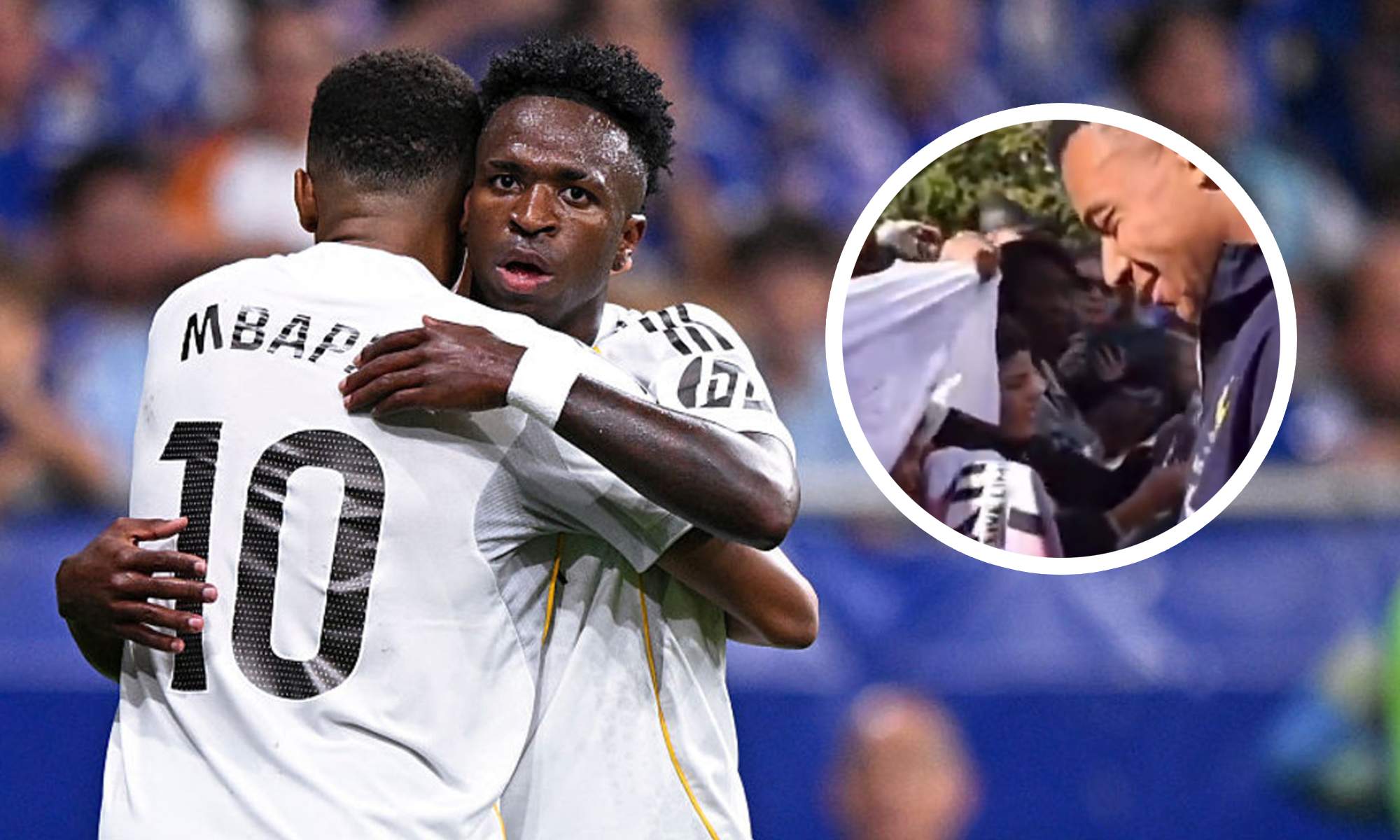 Pillan a Mbappé contándole a un fan cómo es Vinicius: "Es muy..." 