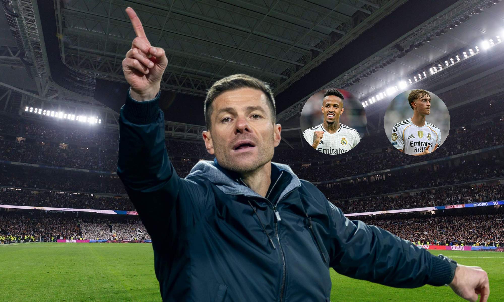 Xabi Alonso, Huijsen y Militao