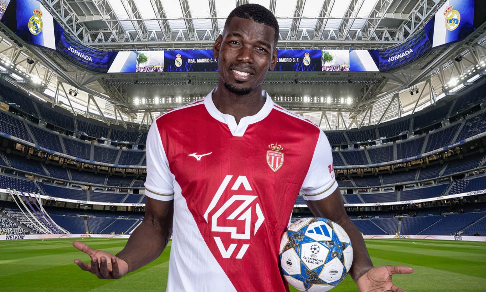 Pogba jugará en el Bernabéu