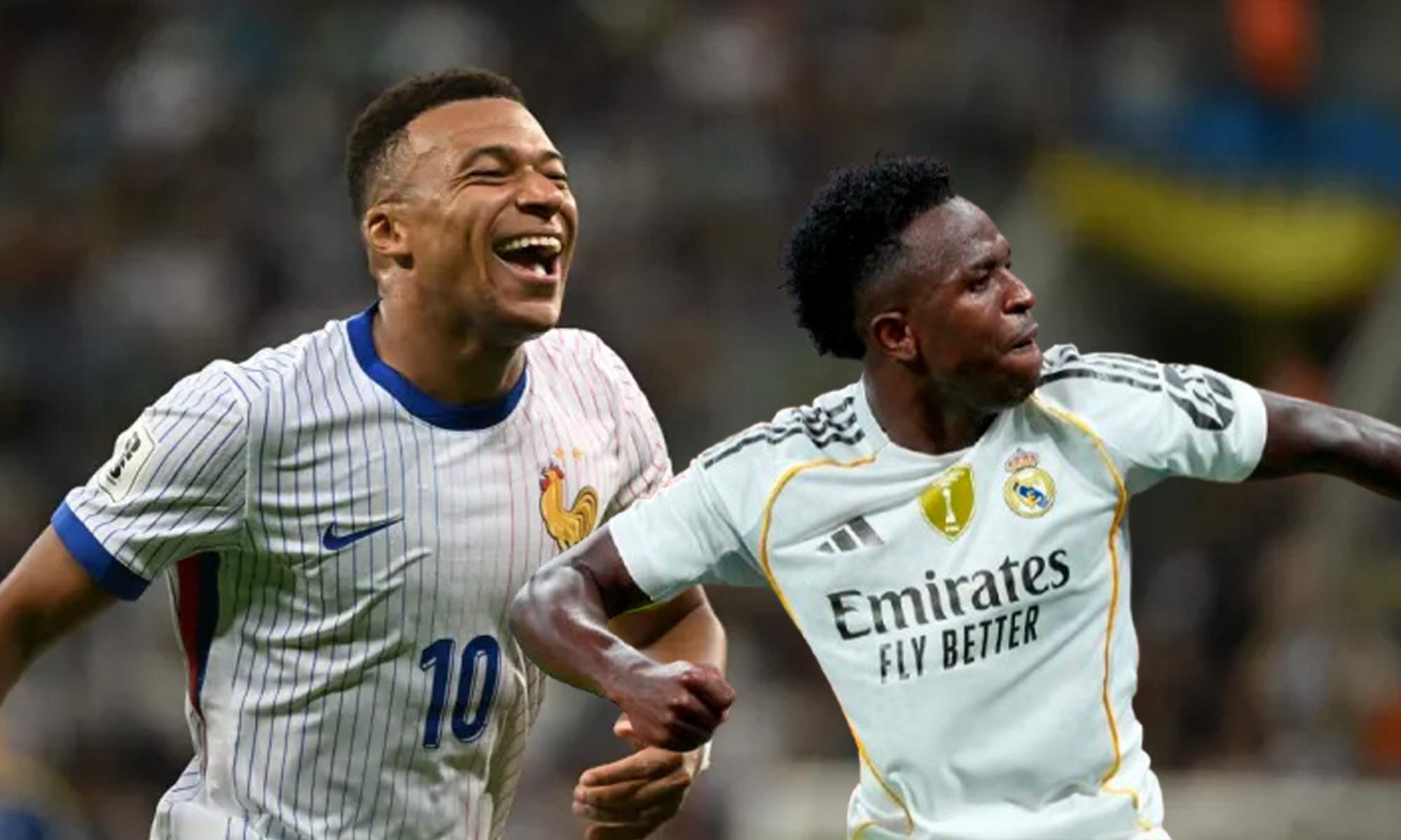 Mbapppé y Vinicius