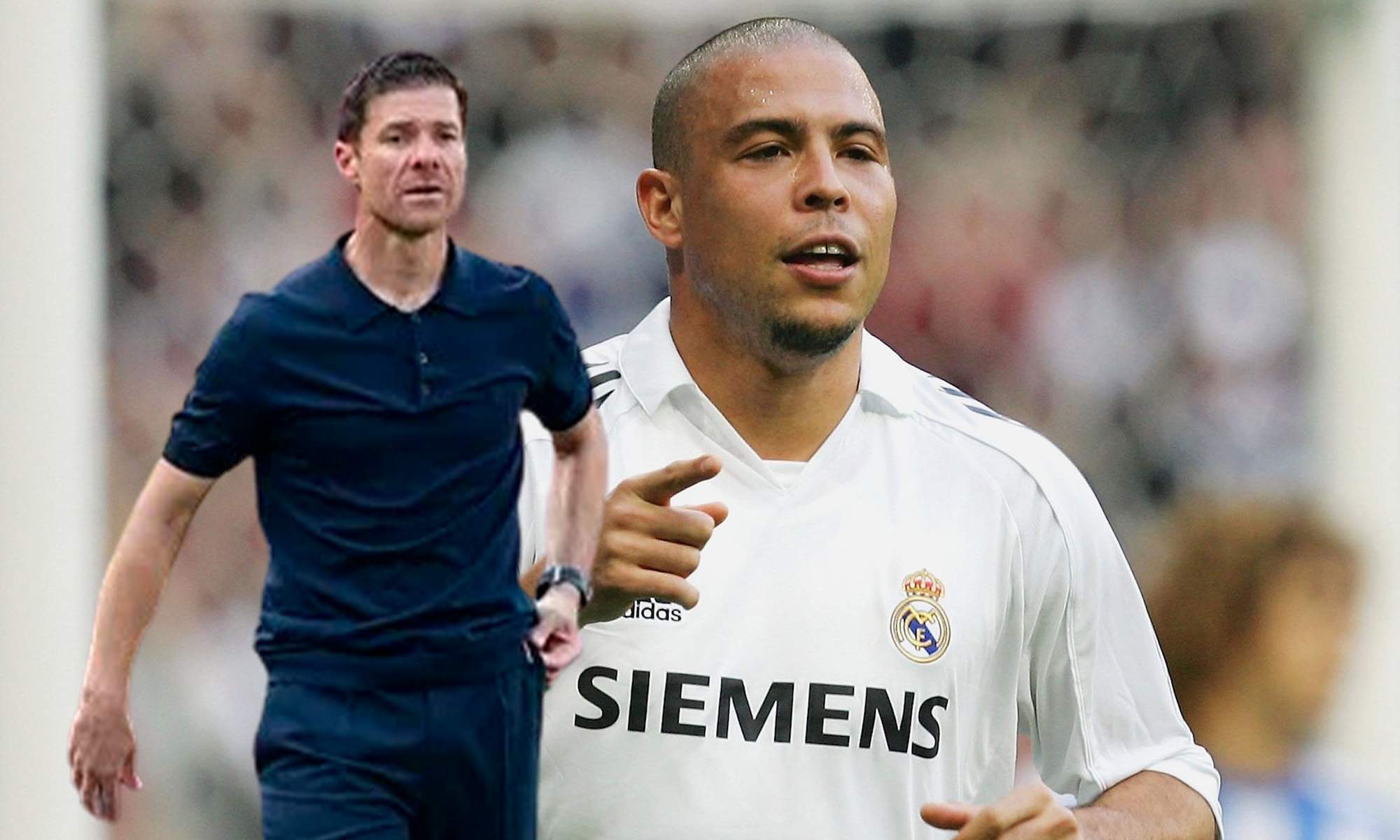 Xabi Alonso y Ronaldo Xabi Alonso y Ronaldo