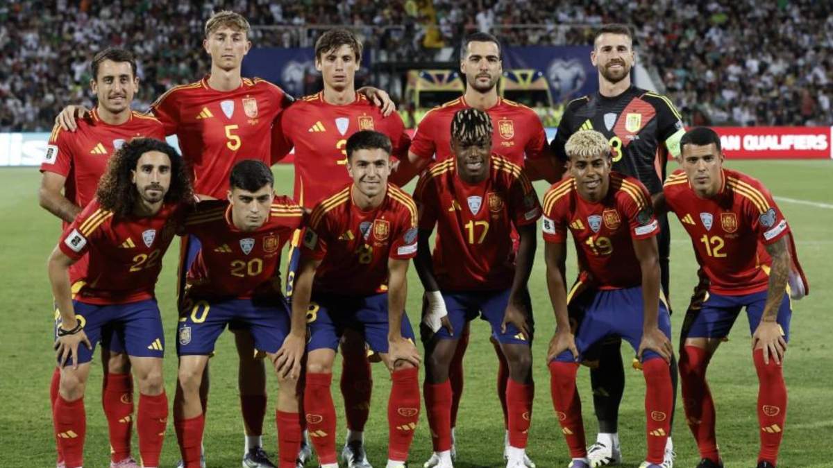 Once de España ante Bulgaria