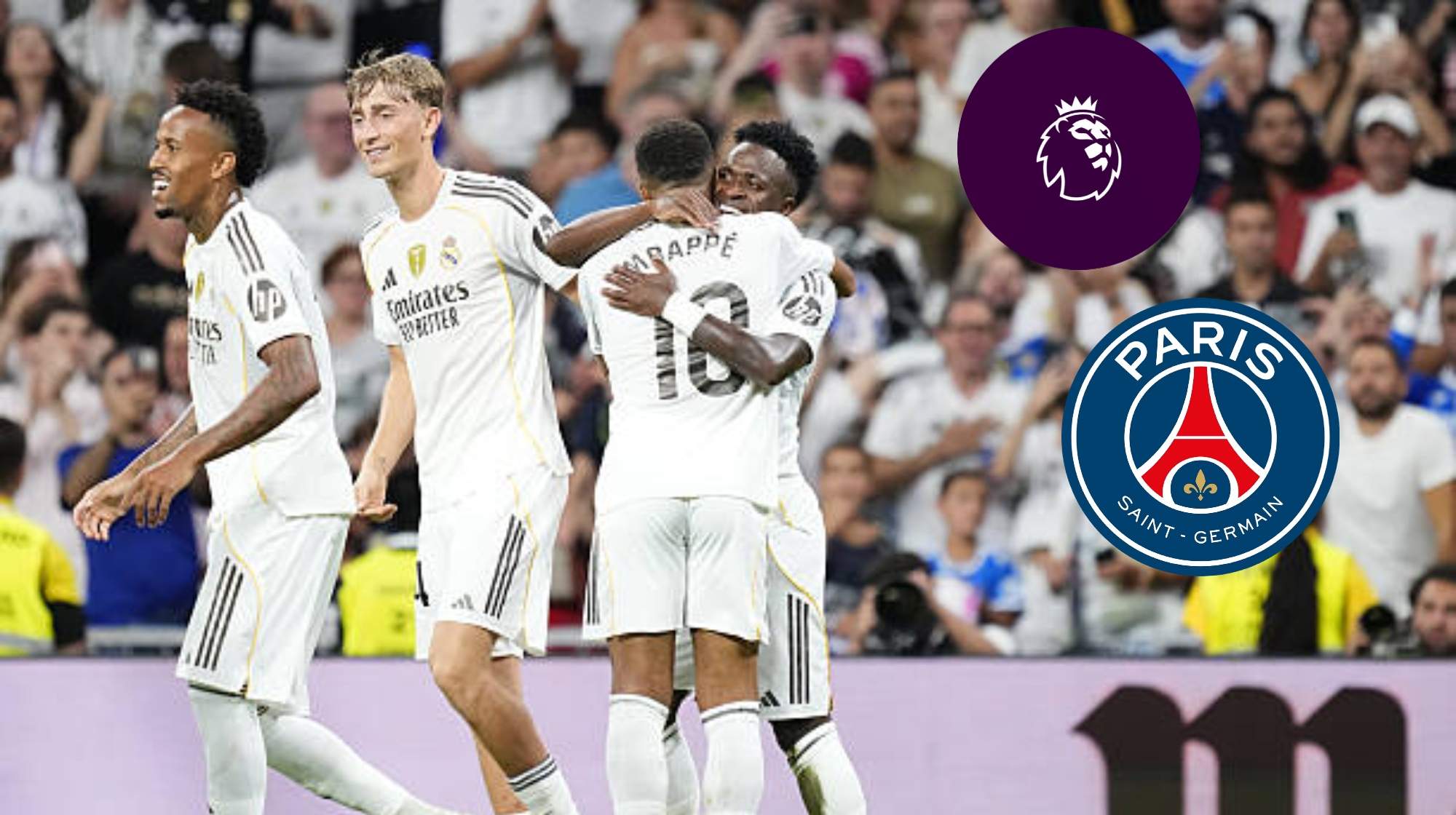 Premier y PSG amenazan los objetivos del Real Madrid en el mercado. 