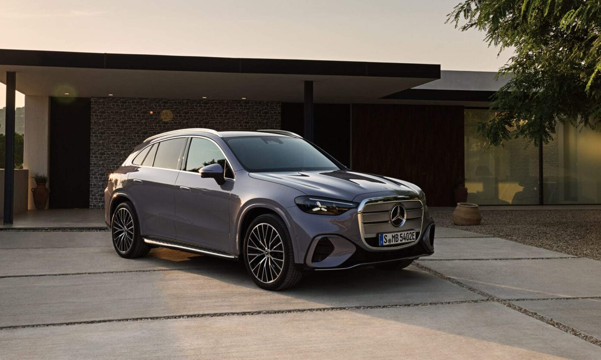 Un coche Mercedes GLC. 