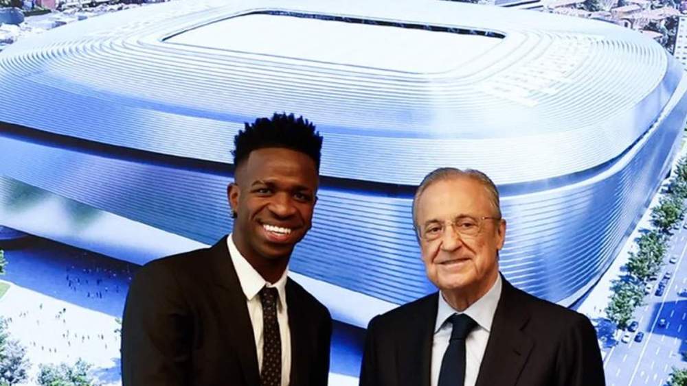 Vinicius y Florentino Pérez Vinicius y Florentino Pérez