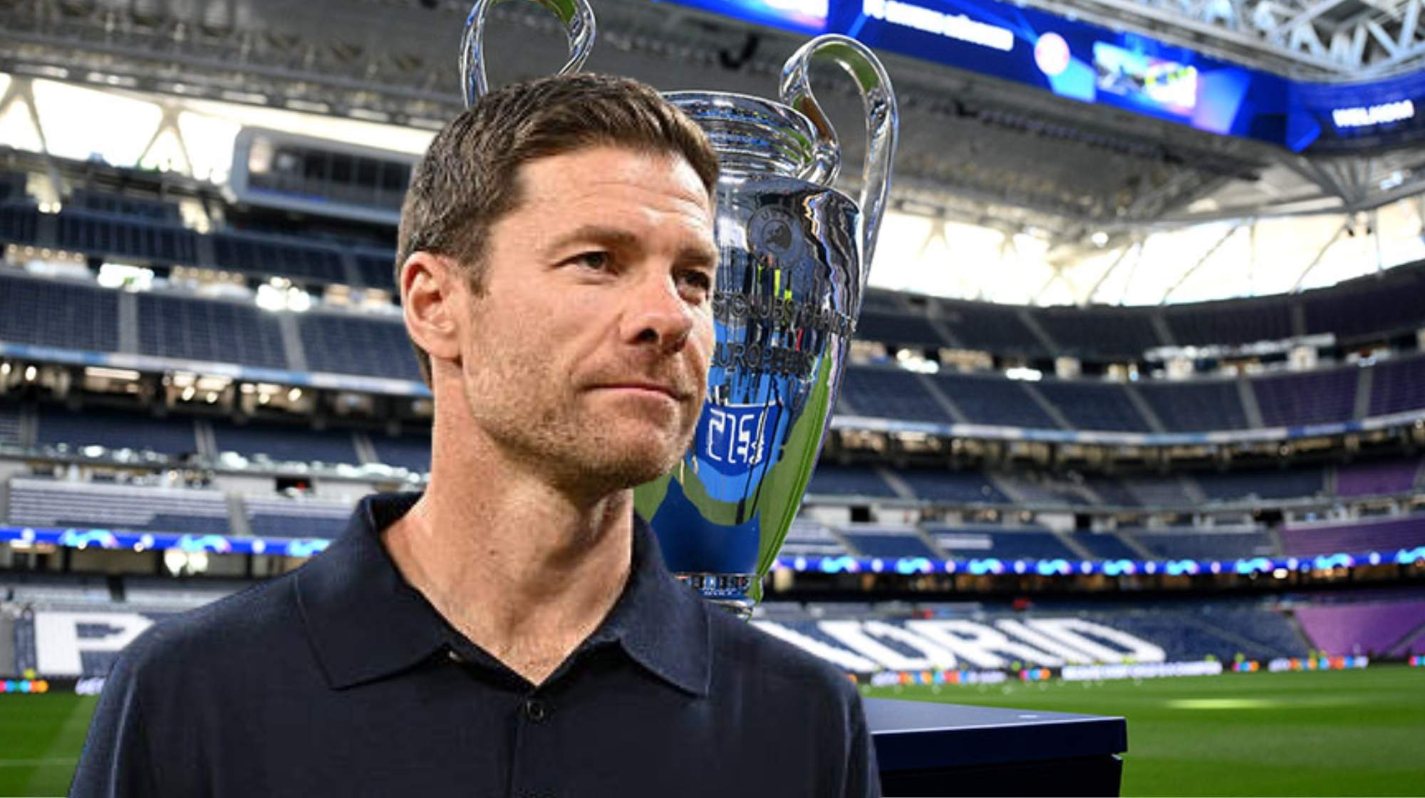 Xabi Alonso, obsesionado con la Champions.  Xabi Alonso, obsesionado con la Champions.