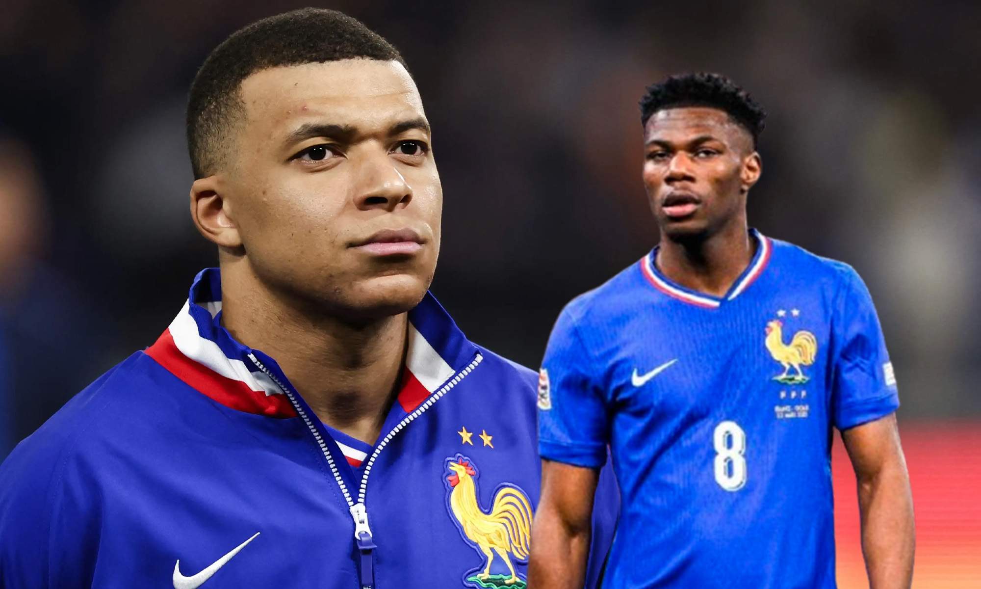 Mbappé y Tchouameni
