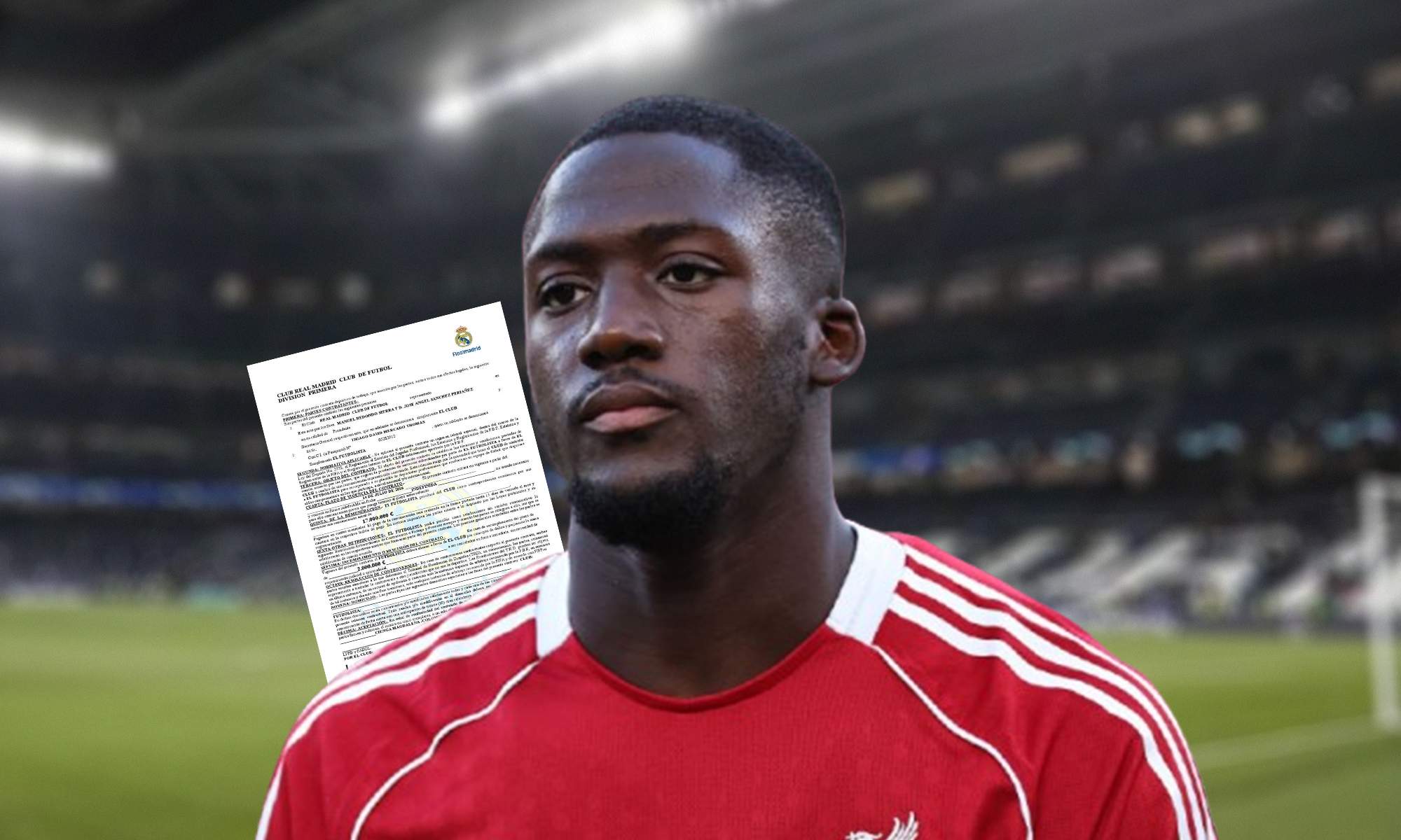Ibrahima Konaté, un contrato del Real Madrid y el Santiago Bernabéu.