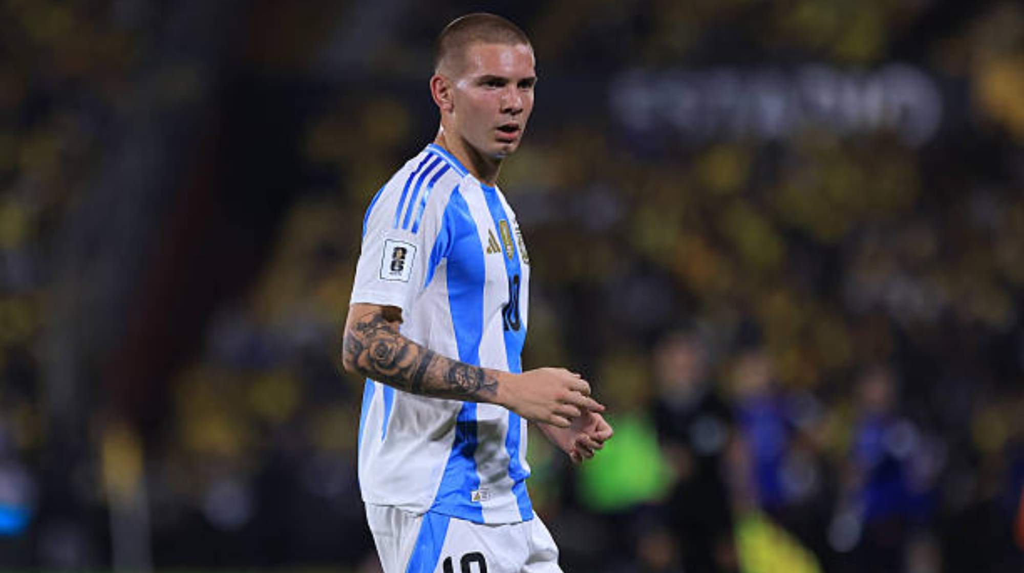 Franco Mastantuono, objetivo de Argentina para el Mundial sub-20. 