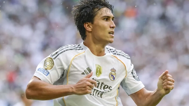 gonzalo garcia celebracion gol realmadrid gonzalo garcia celebracion gol realmadrid