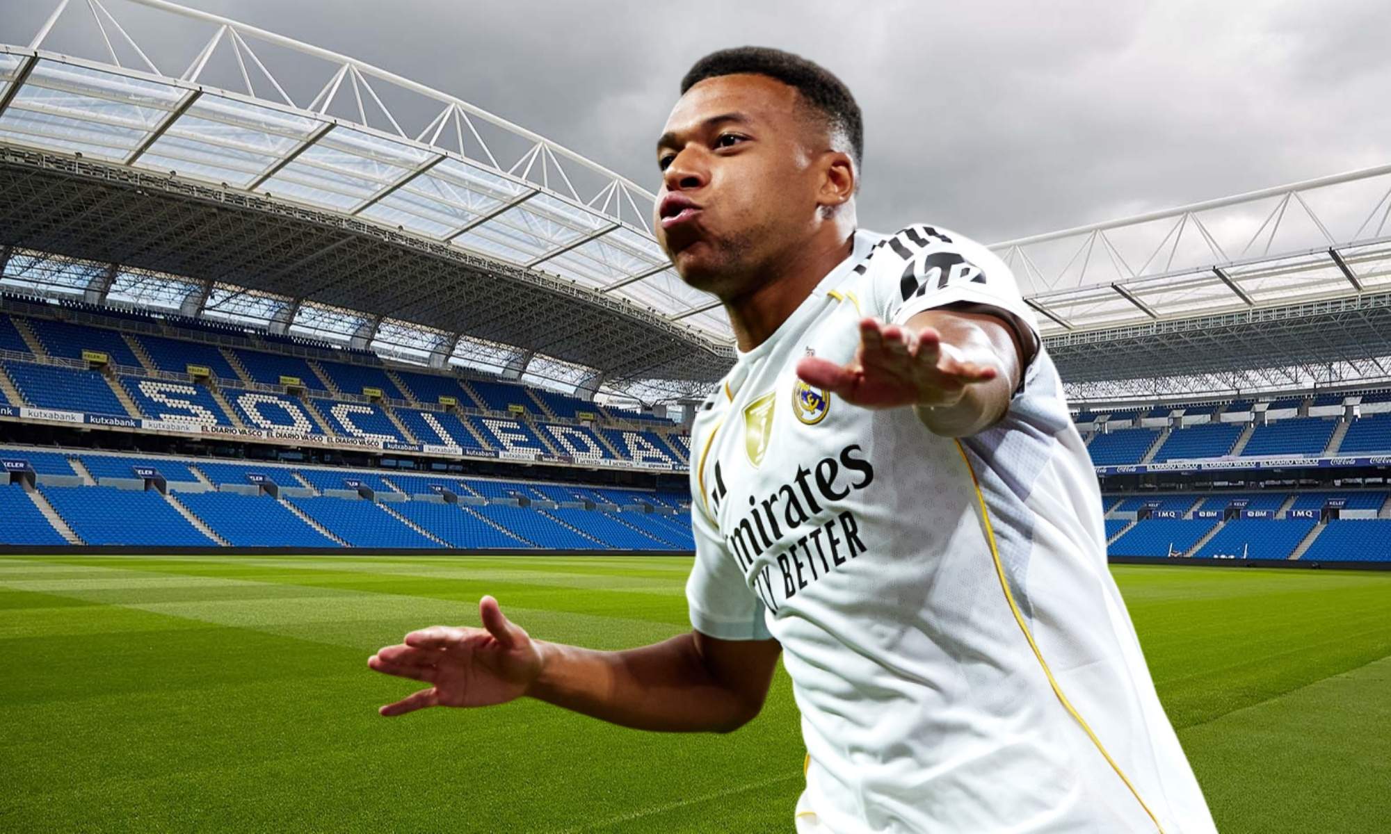 Mbappé se moja sobre la visita a Anoeta