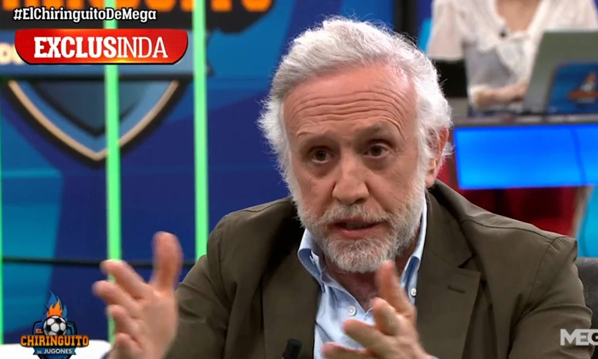 Eduardo Inda en un programa de El Chiringuito. Eduardo Inda en un programa de El Chiringuito.