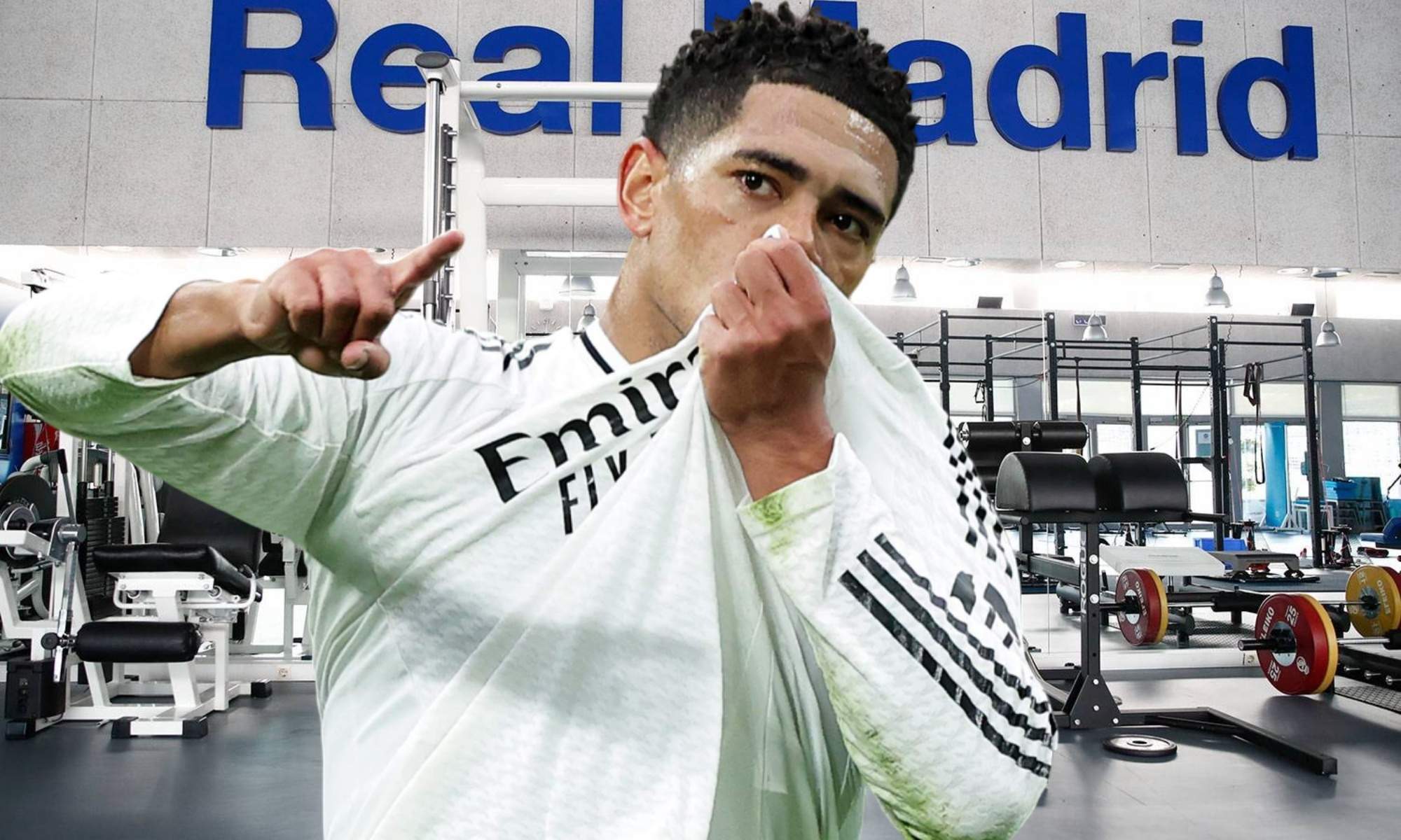 Jude Bellingham se machaca en Valdebebas