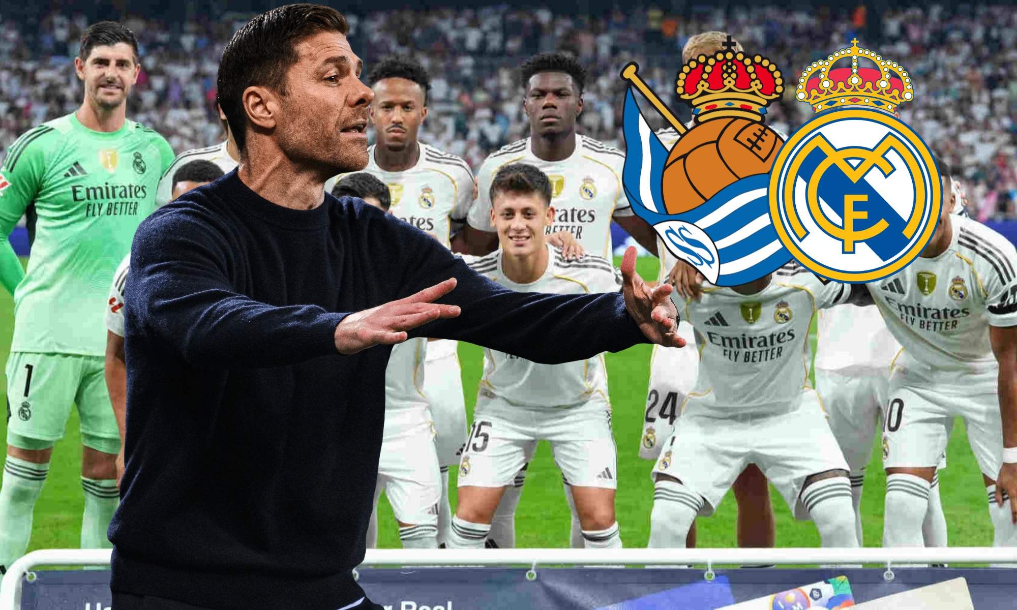 Alineaciones confirmadas de Real Sociedad y Real Madrid Alineaciones confirmadas de Real Sociedad y Real Madrid