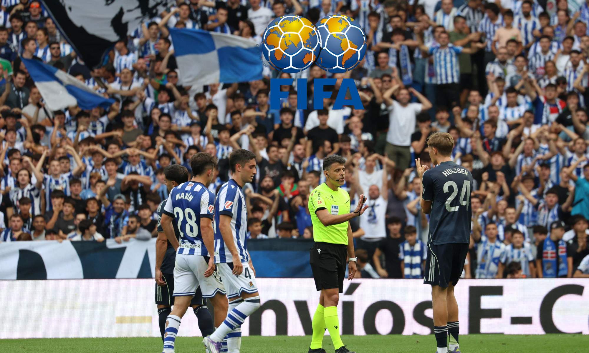 El Real Madrid estalla tras el arbitraje de esta tarde en Anoeta