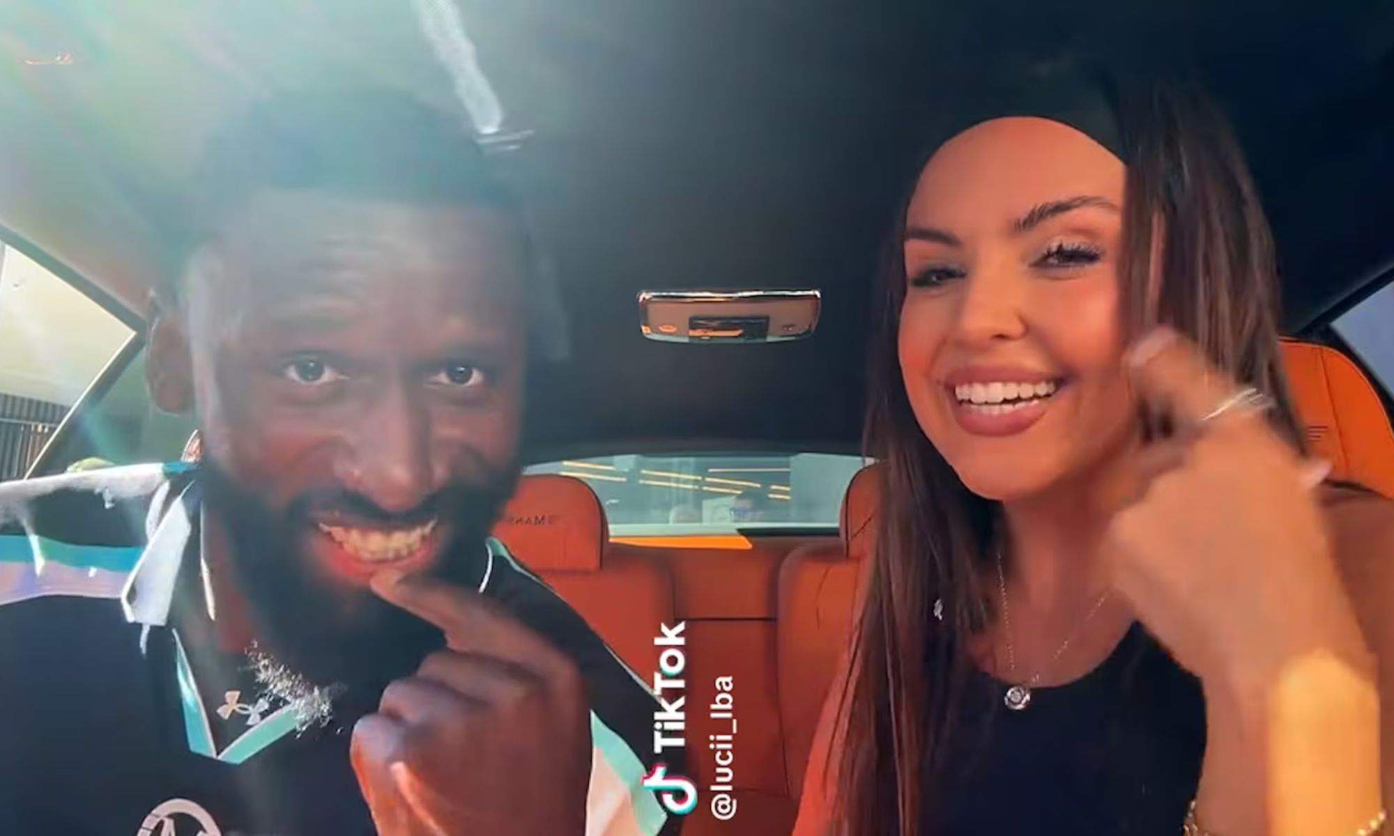 Rudiger y Lucii_lba en Tiktok