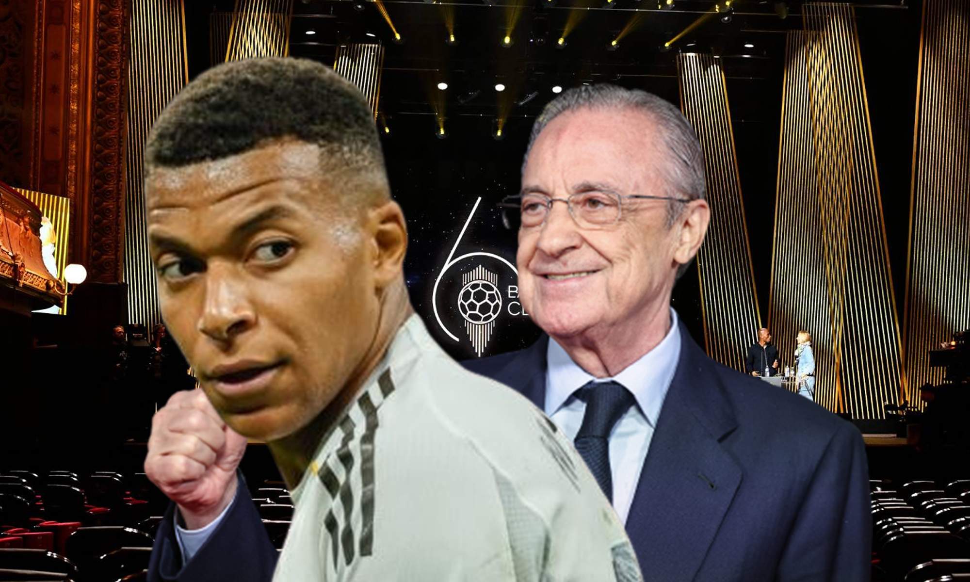 Kylian Mbappé, Florentino Pérez y la gala del Balón de Oro.