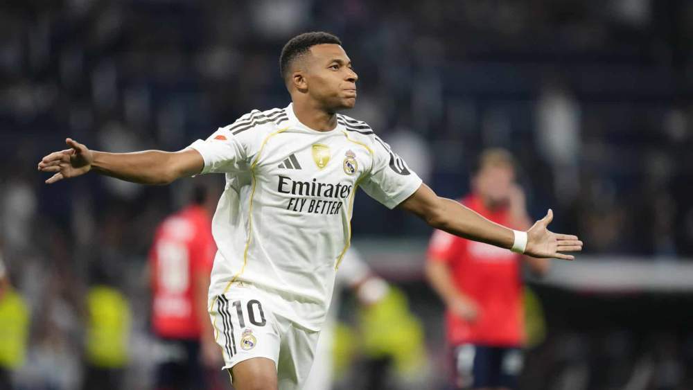 mbappe celebracion gol realmadrid