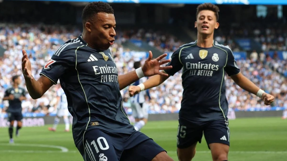 mbappe arda celebracion gol realmadrid mbappe arda celebracion gol realmadrid