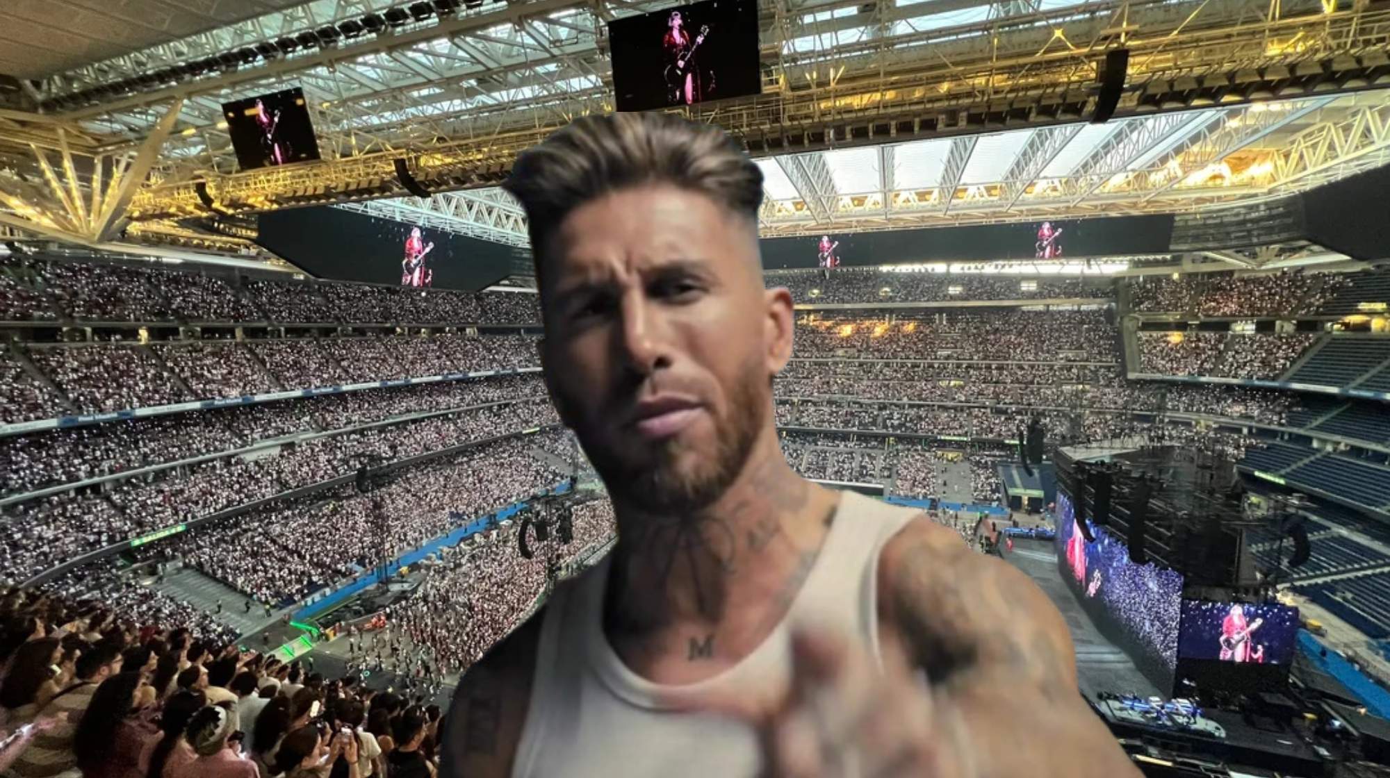 Sergio Ramos, tajante sobre un concierto en el Bernabéu. 